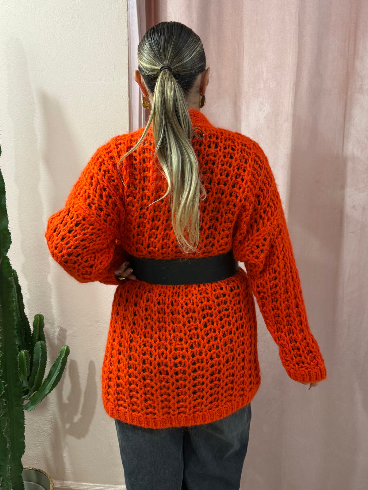 Cardigan zucca