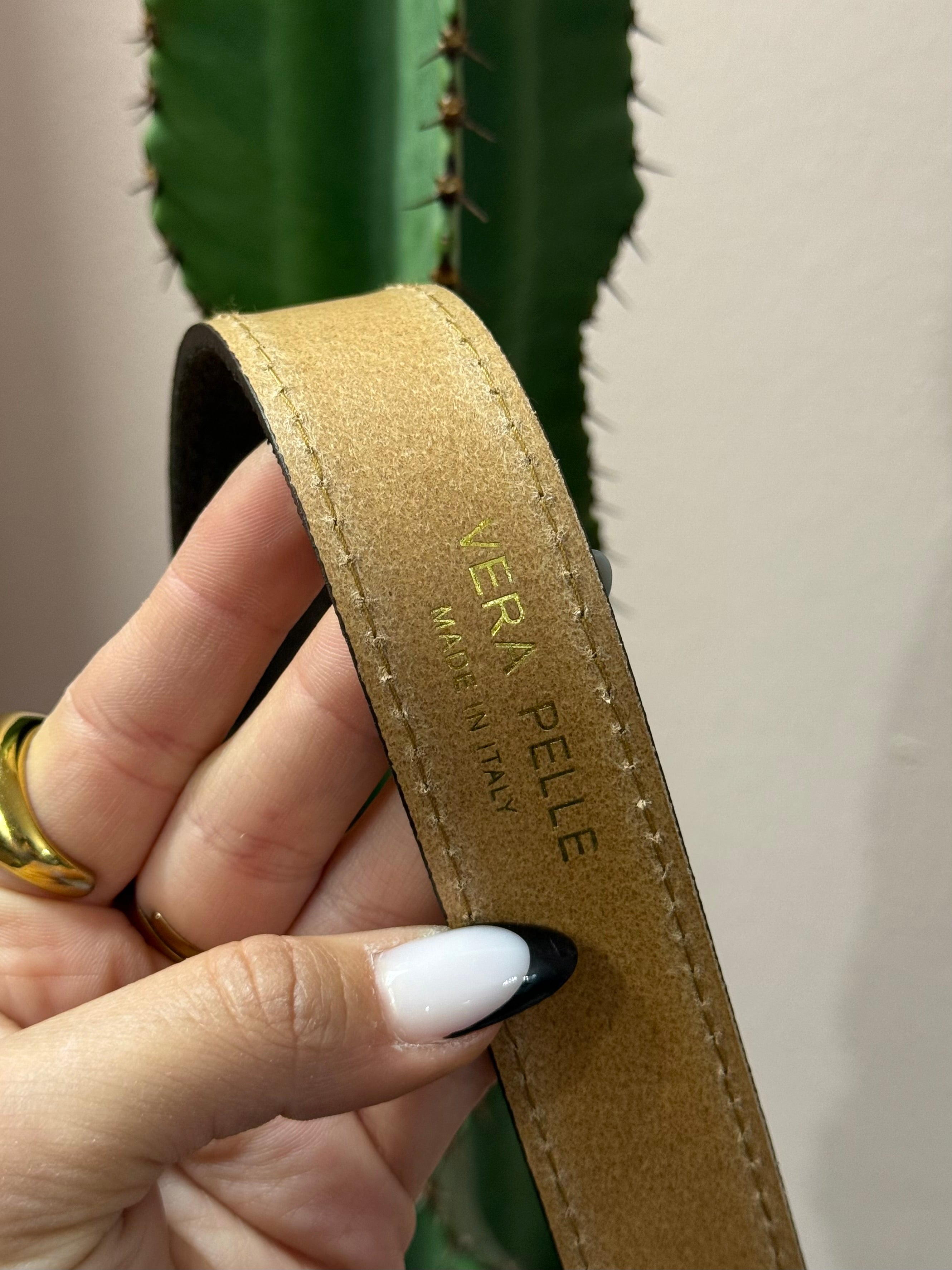 Cintura animalier in cavallino