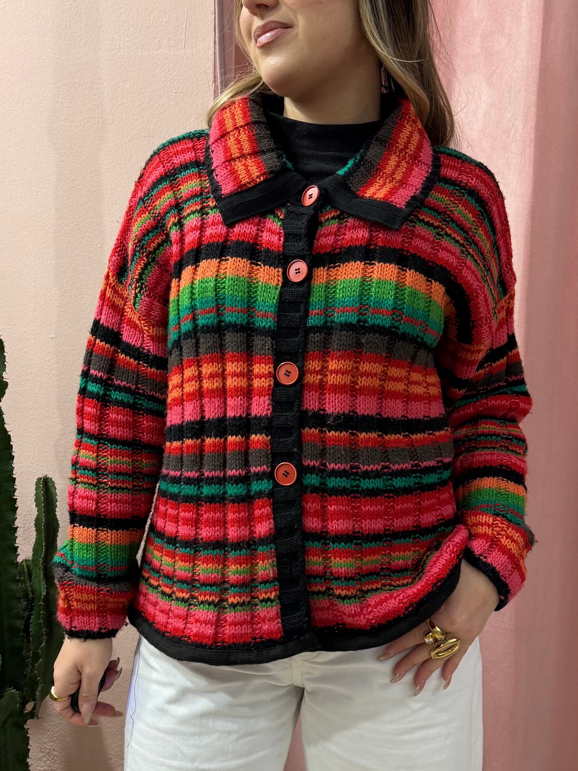 Cardigan multicolor