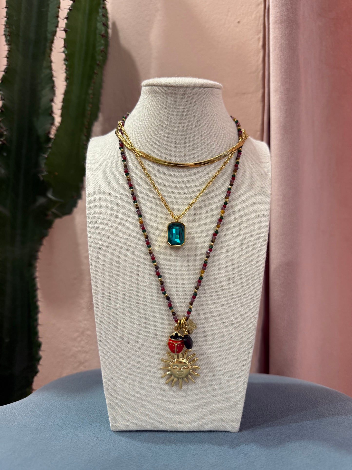 Collana con Sole portafortuna