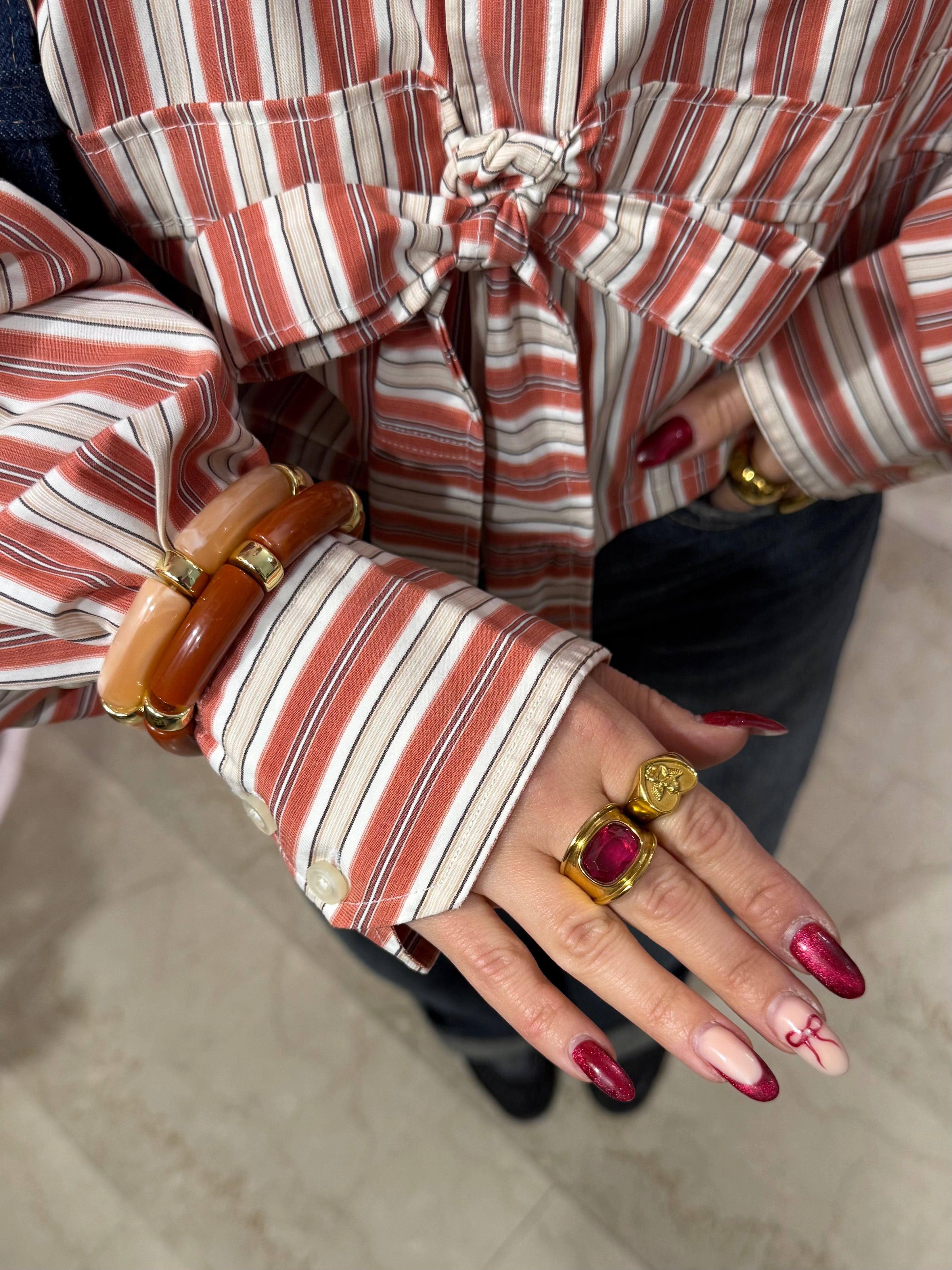 Set due bracciali in resina