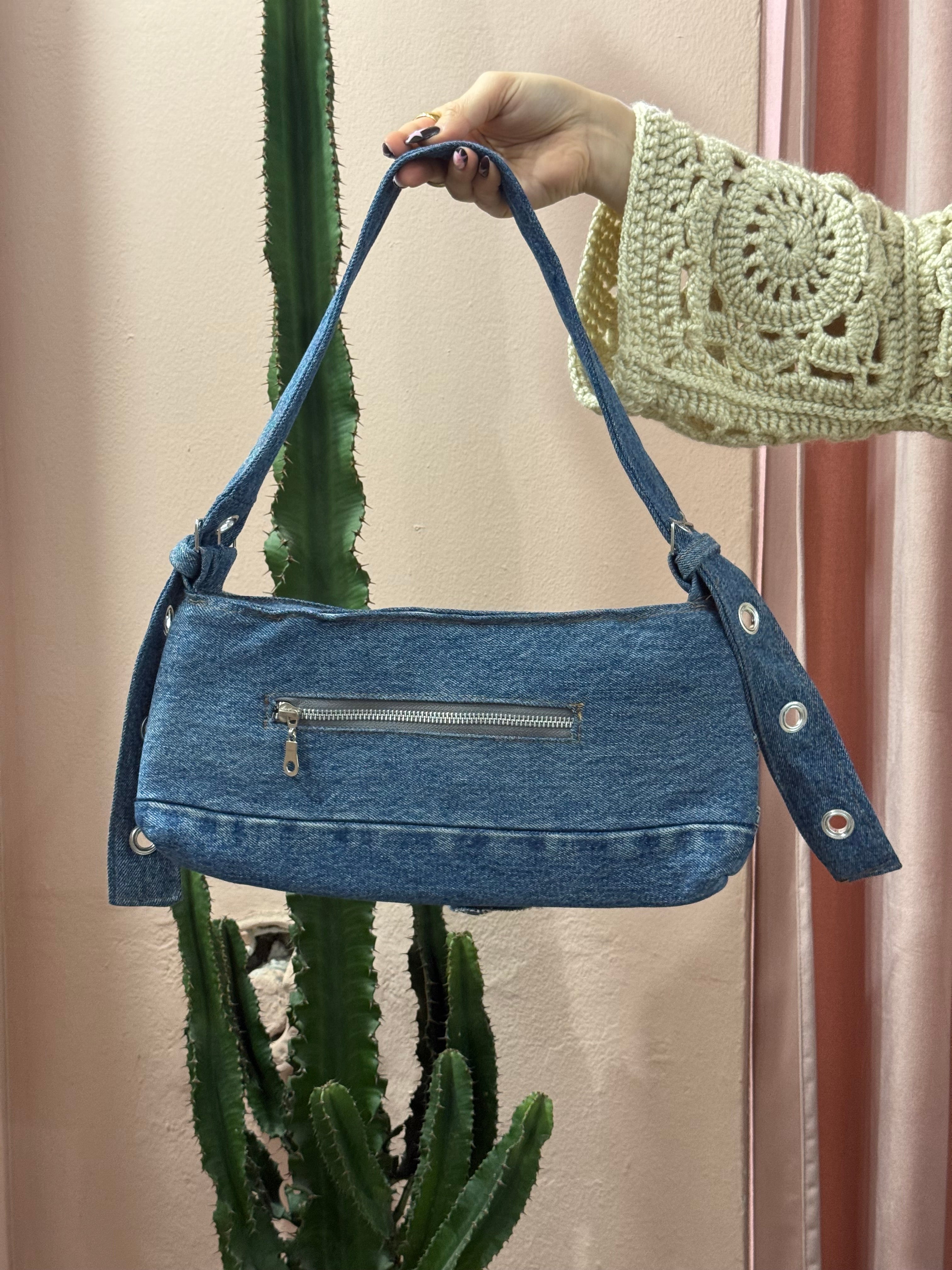 Borsa baguette Levis upcycling