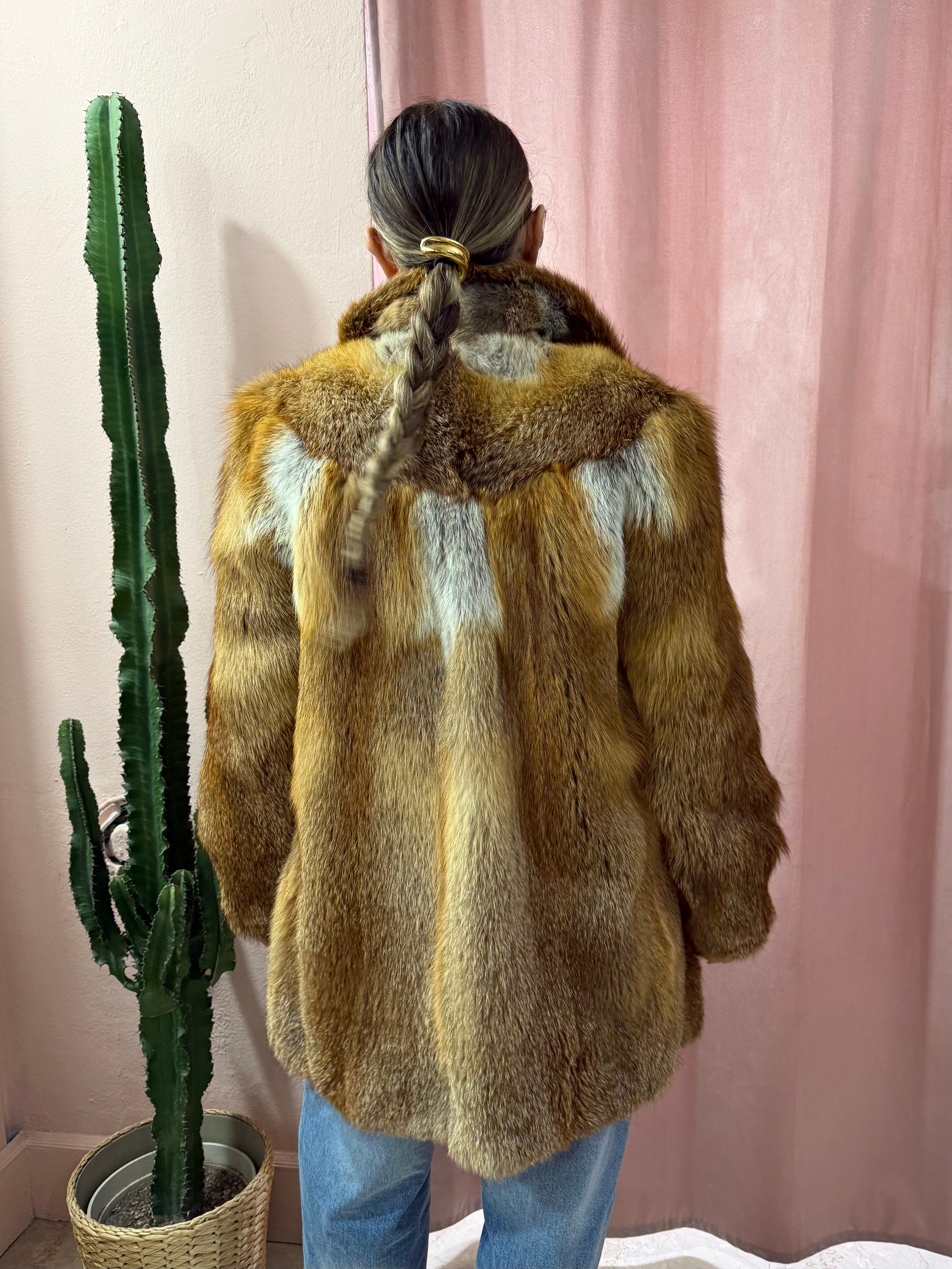 Pelliccia vintage in volpe