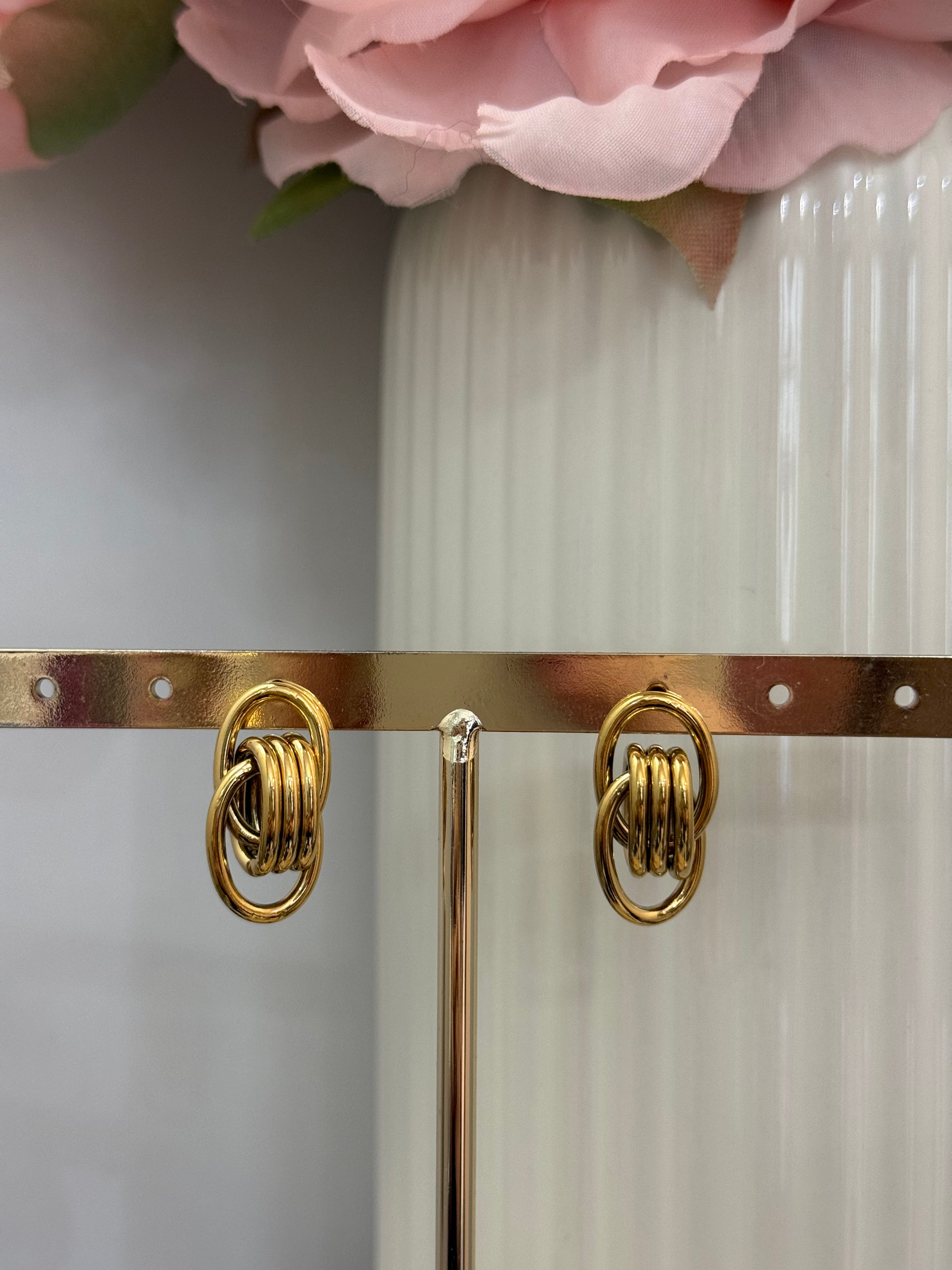Orecchini Double Chain