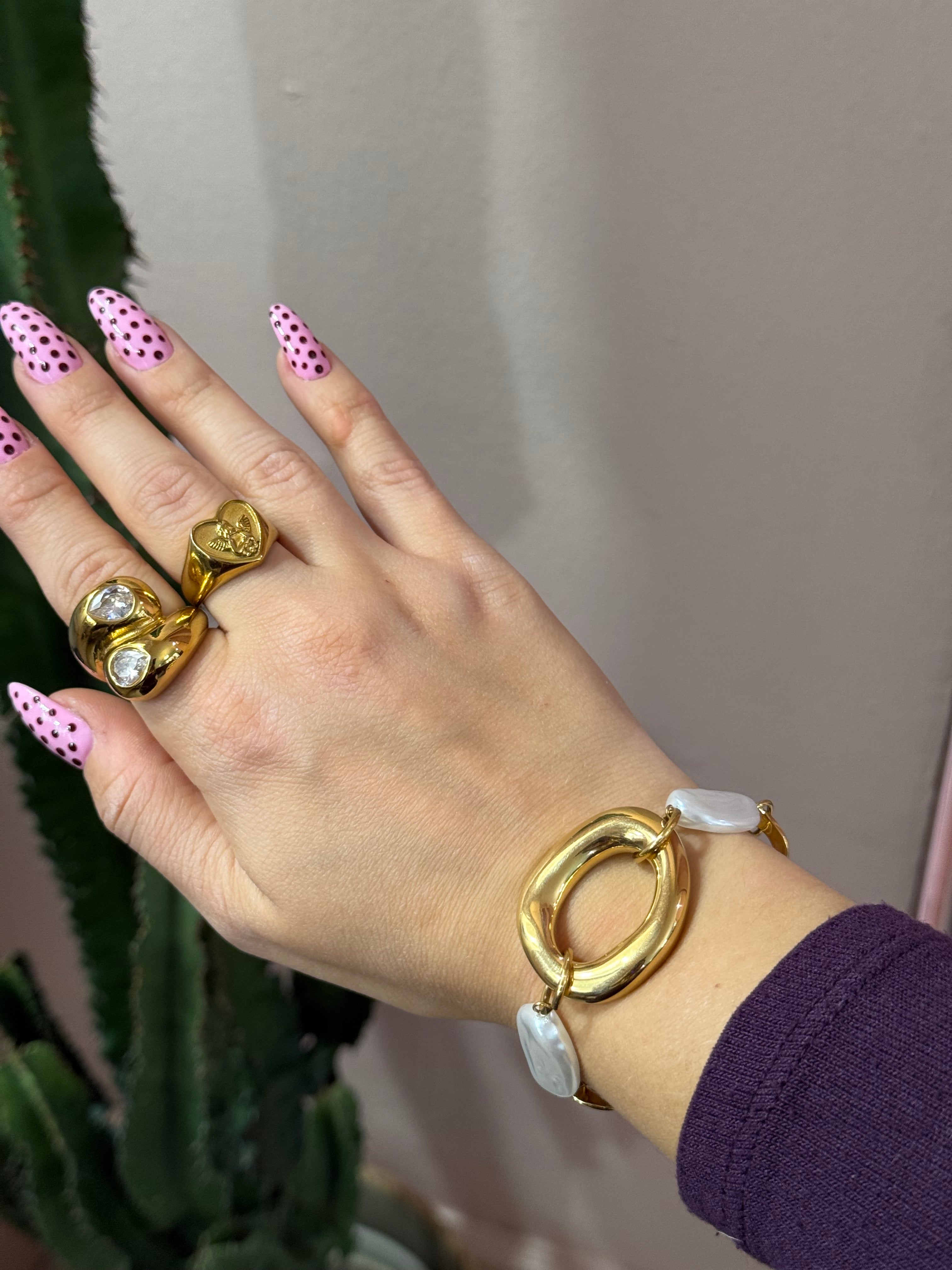 Bracciale Perla gold