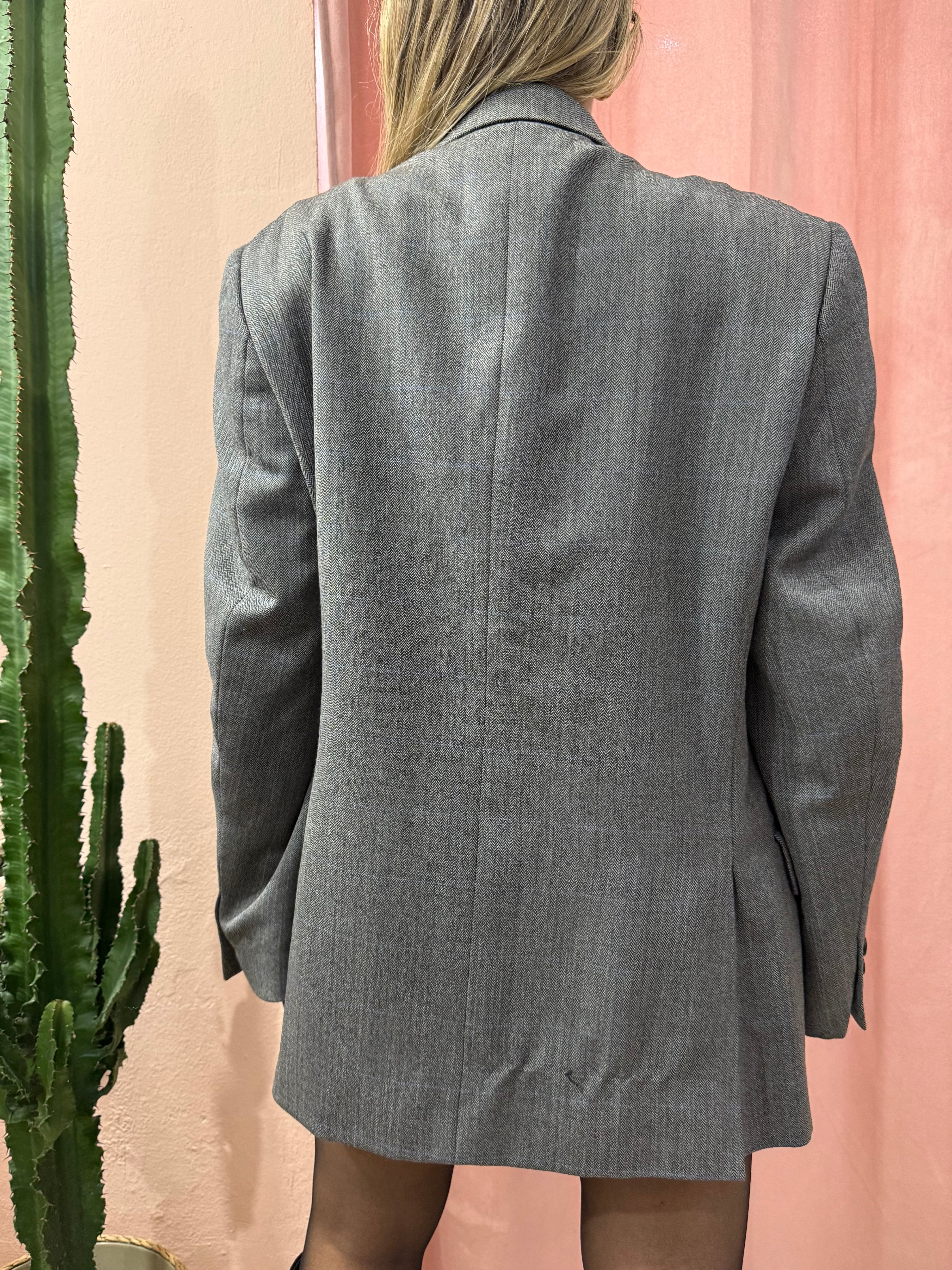 Blazer upcycling fiocchi grey