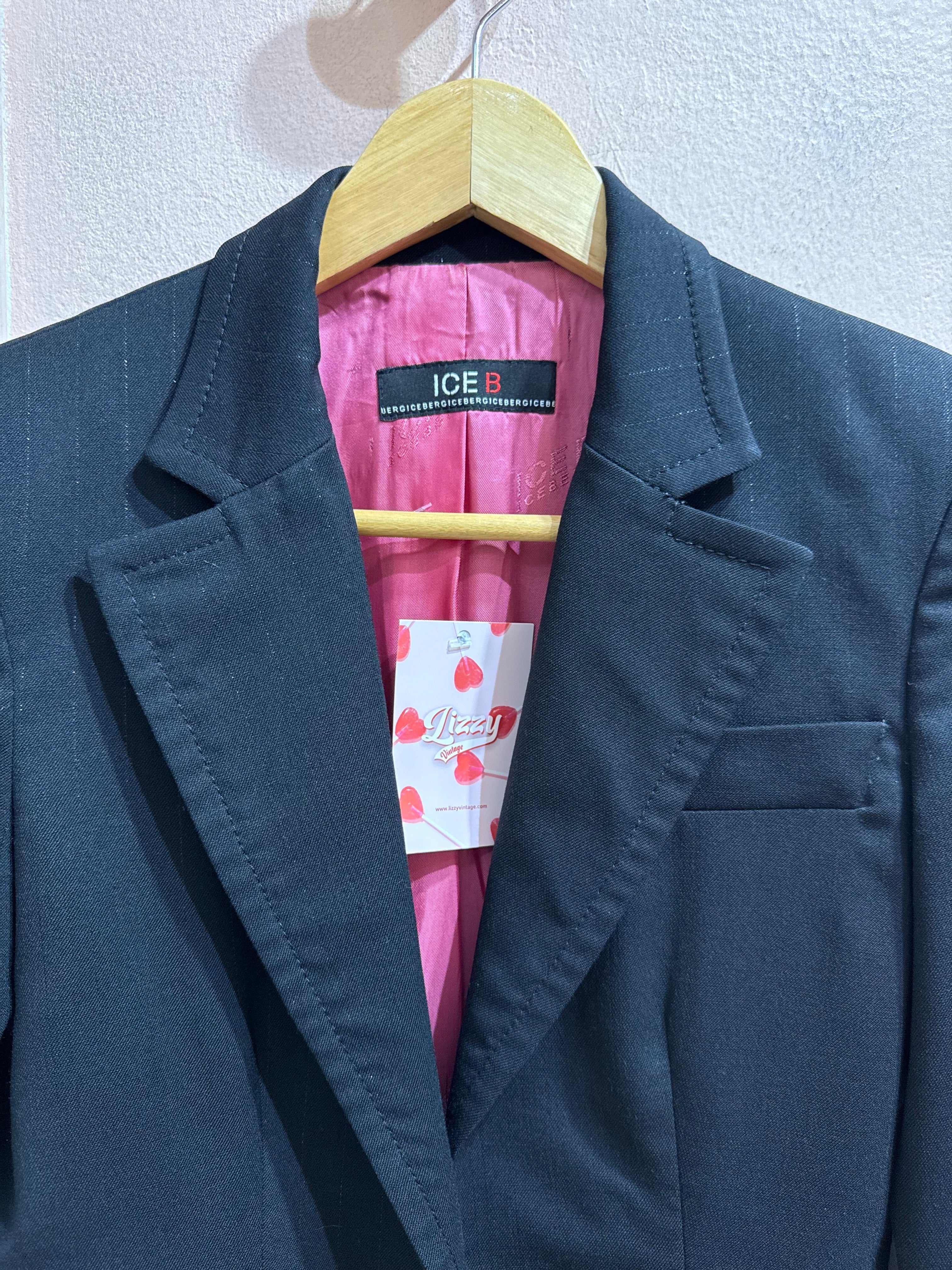 Blazer Iceberg 00s nero gessato