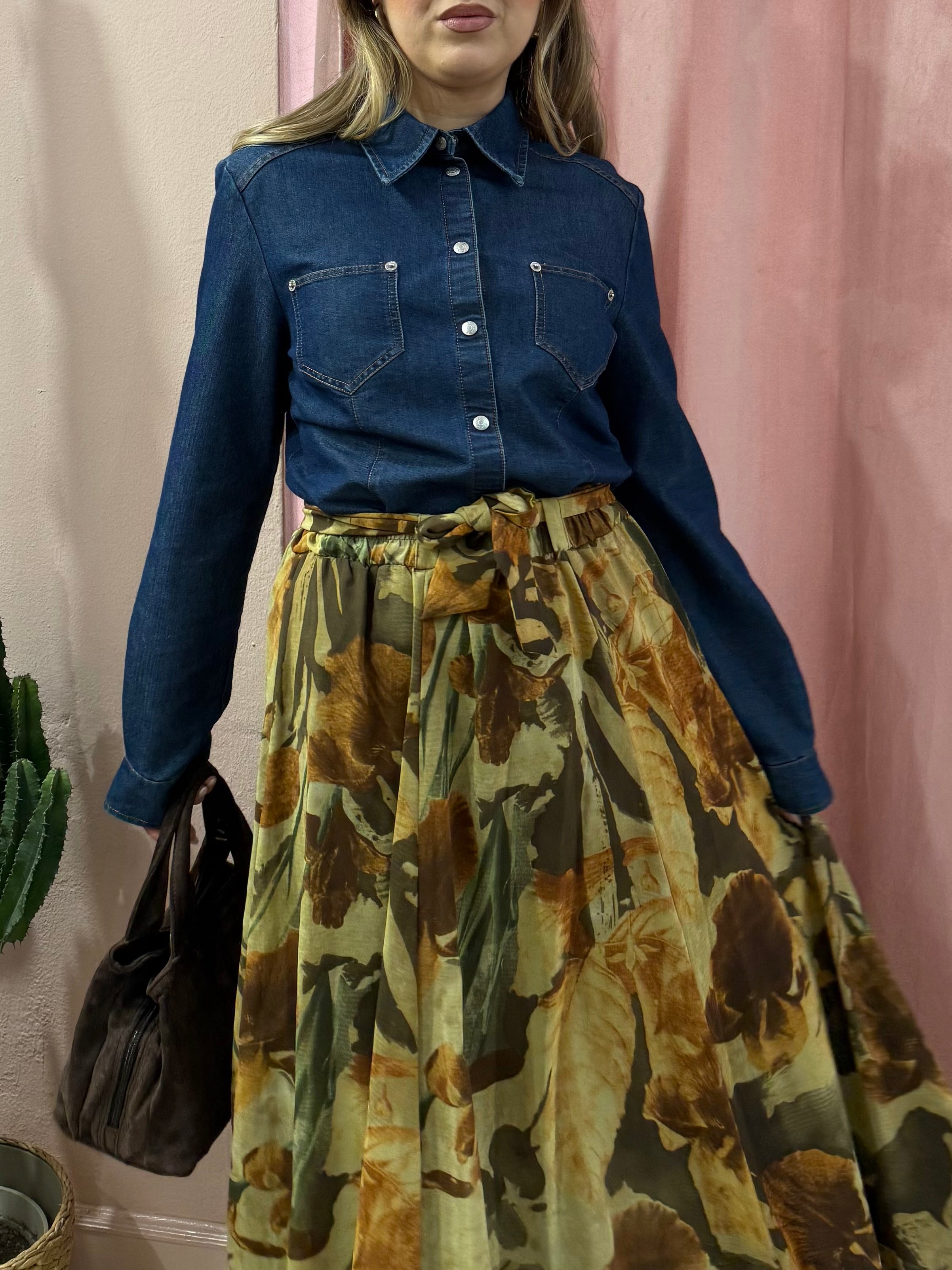 Maxi gonna in fantasia