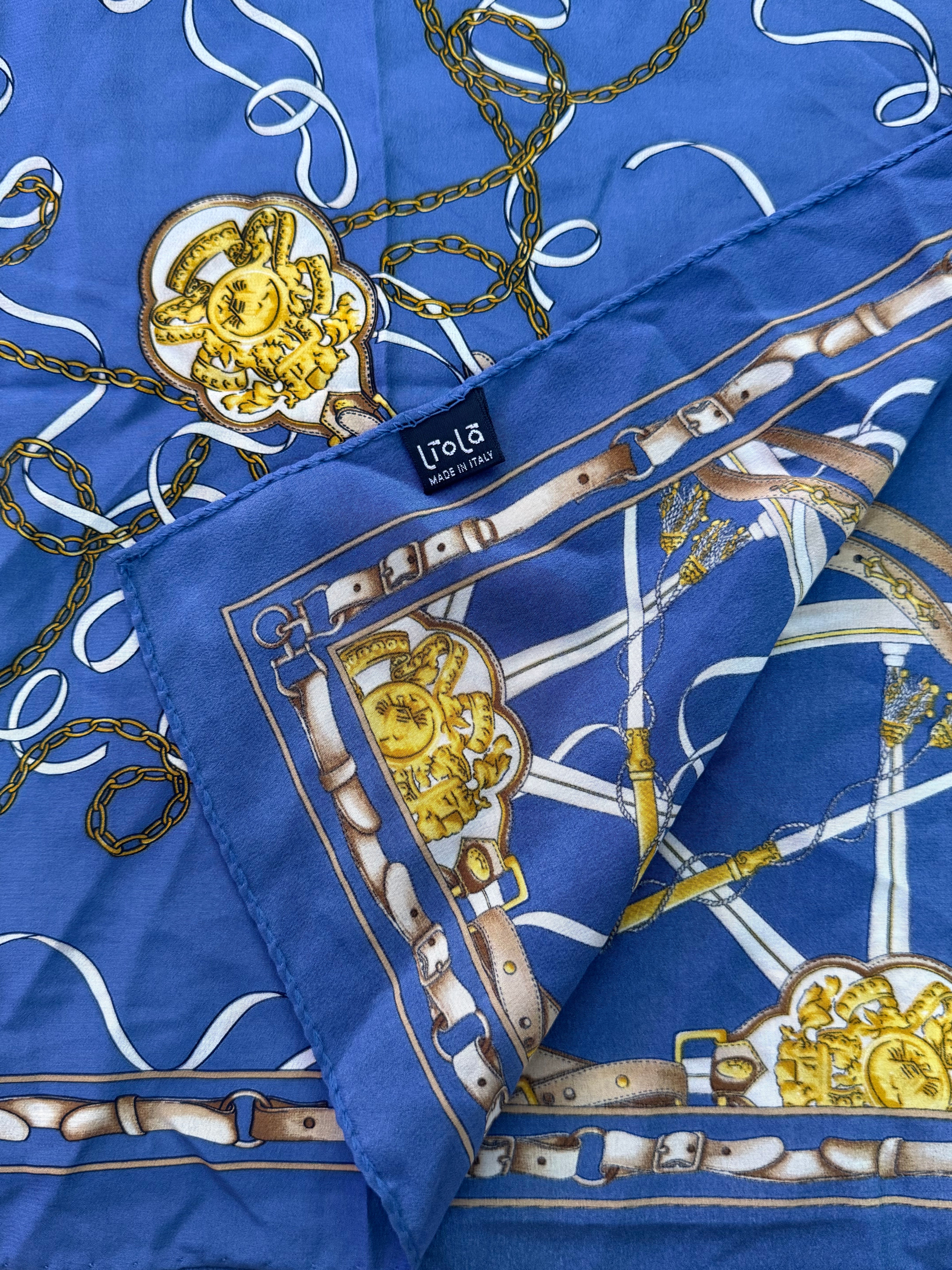 Foulard vintage in pura seta