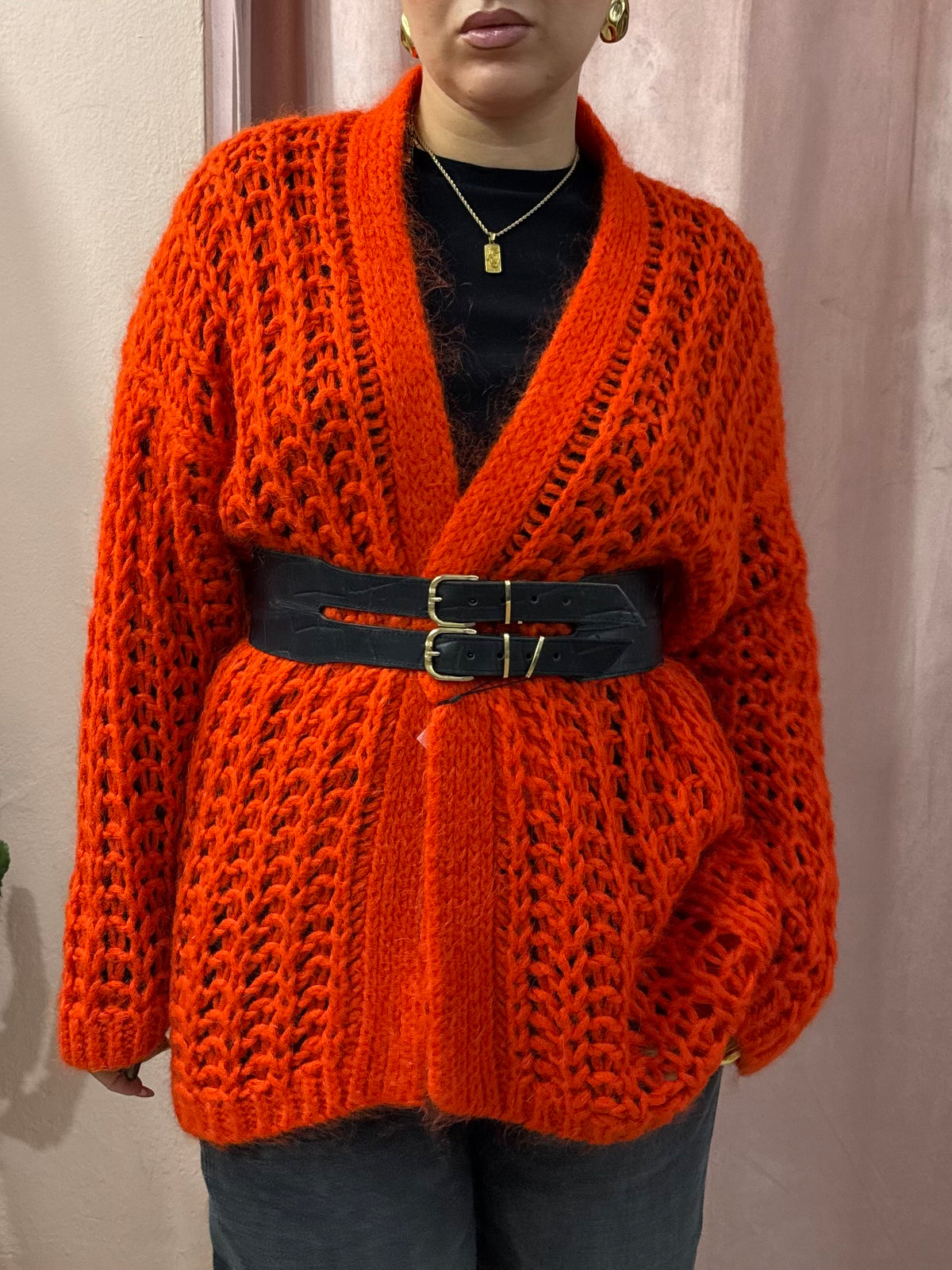 Cardigan zucca
