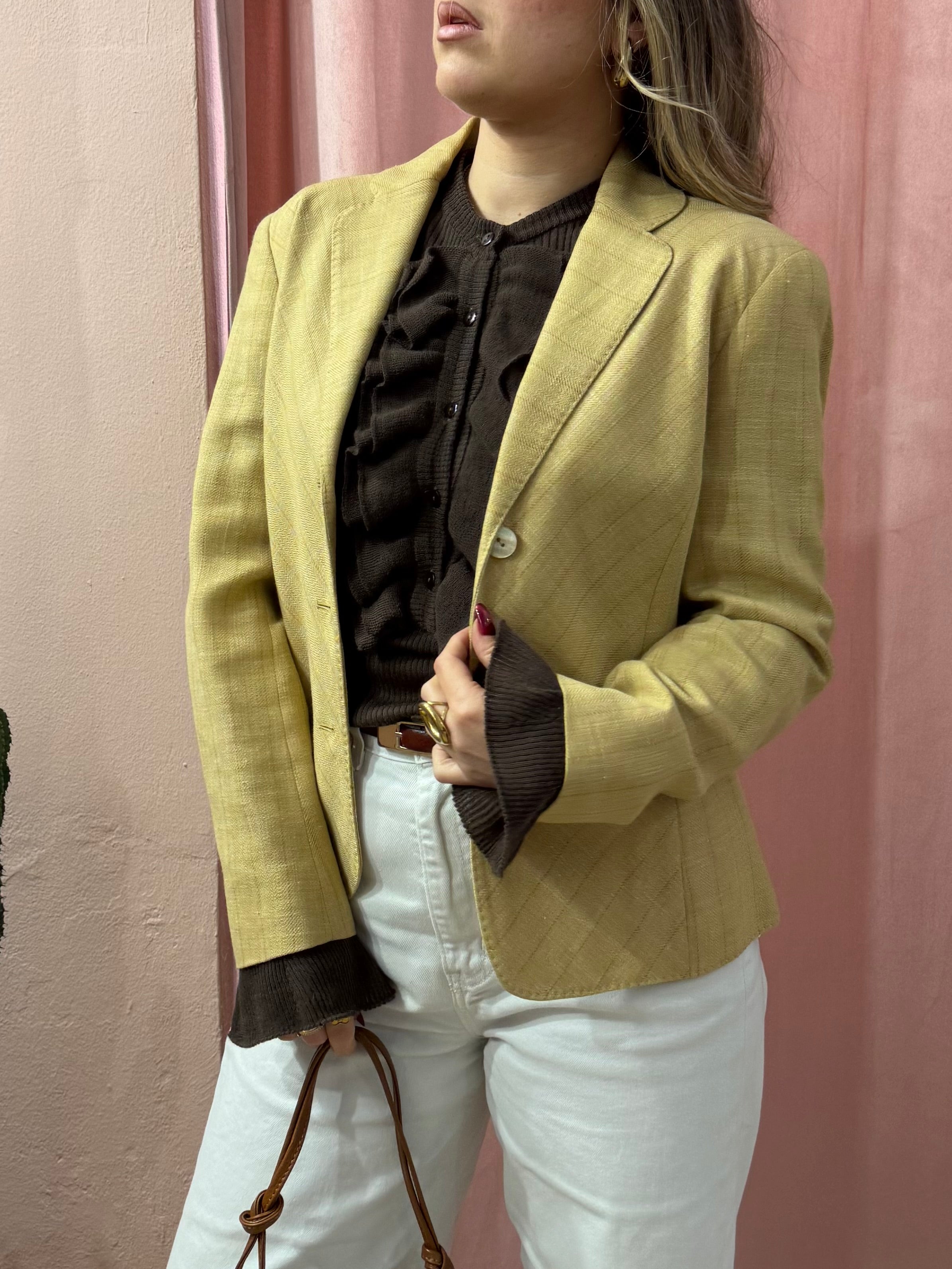 Blazer Genny lana e lino