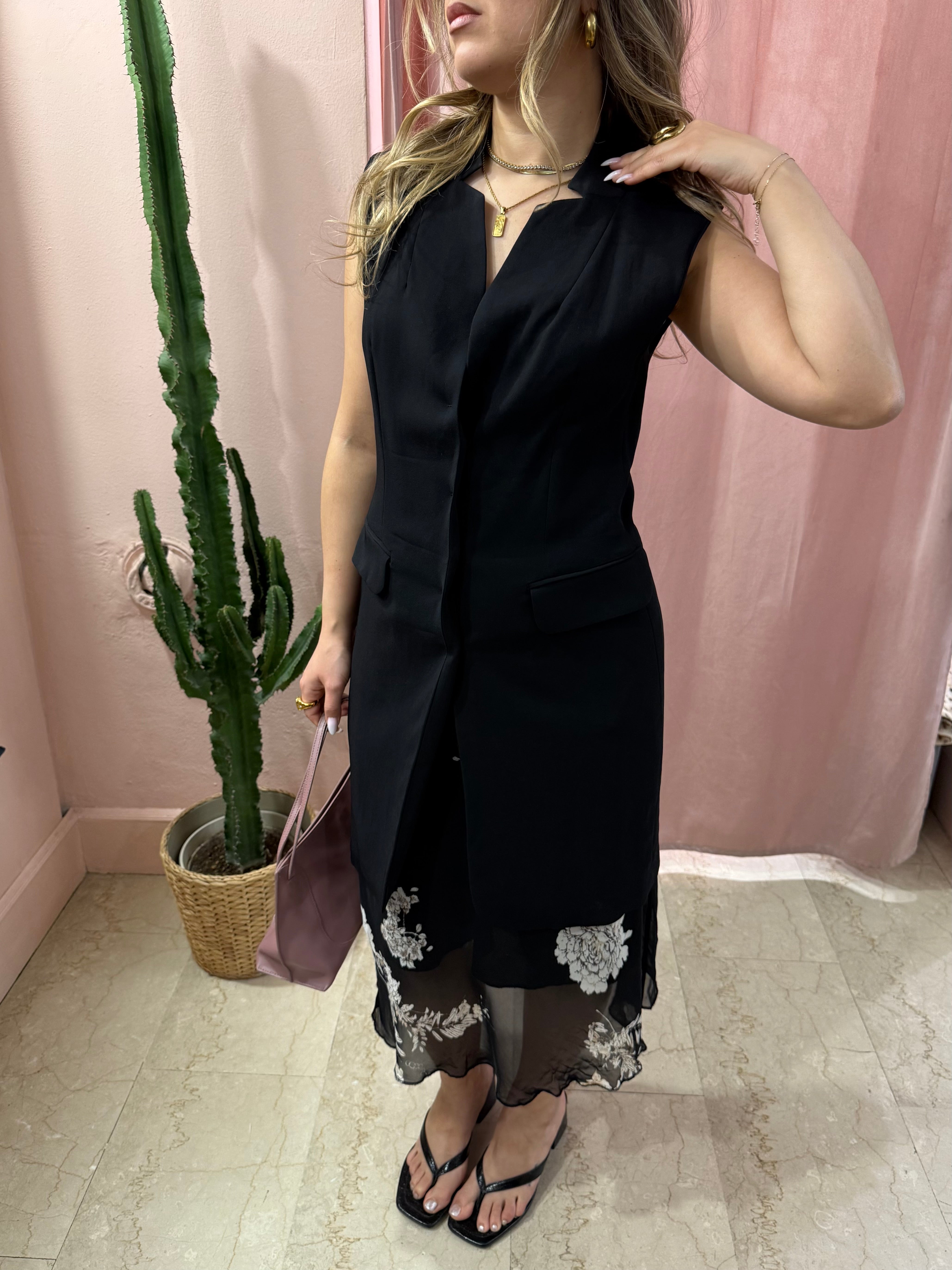 Gilet lungo Max&co. nero