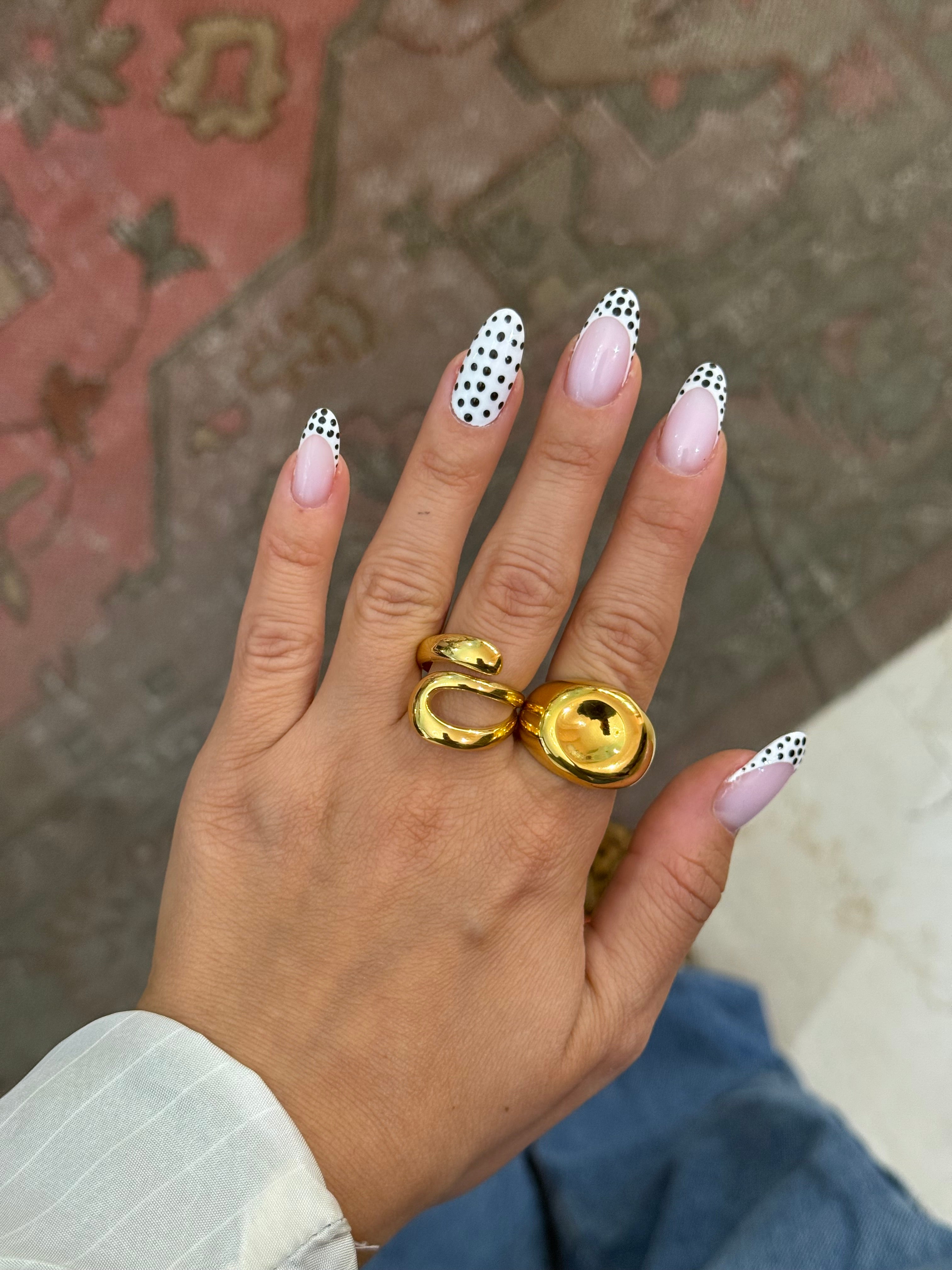 Anello “Vibe” gold/silver