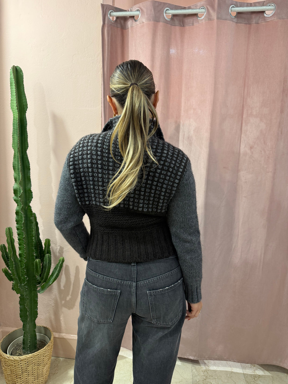 Cardigan Pinko lana e alpaca