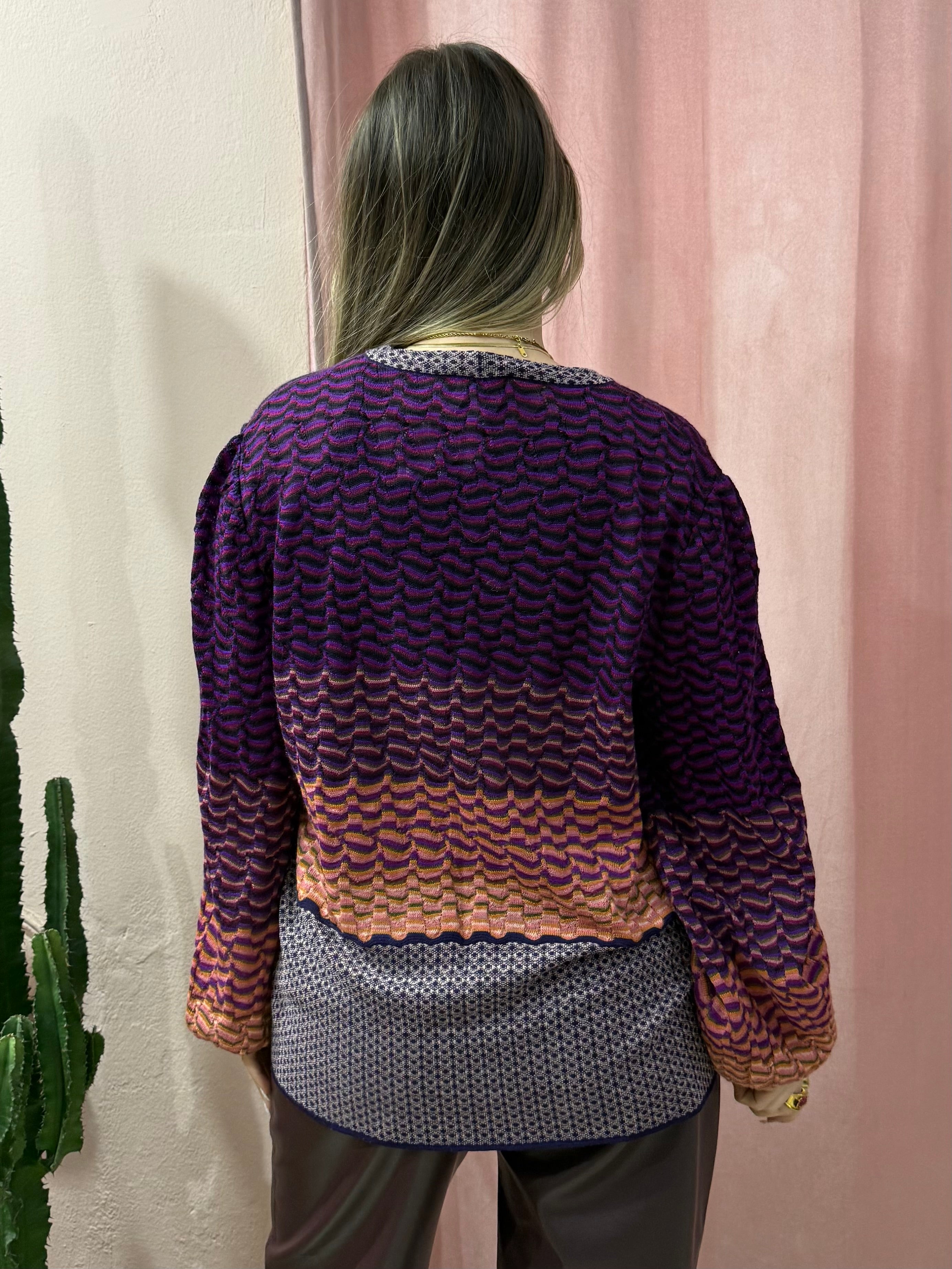 Cardigan Missoni lana e mohair