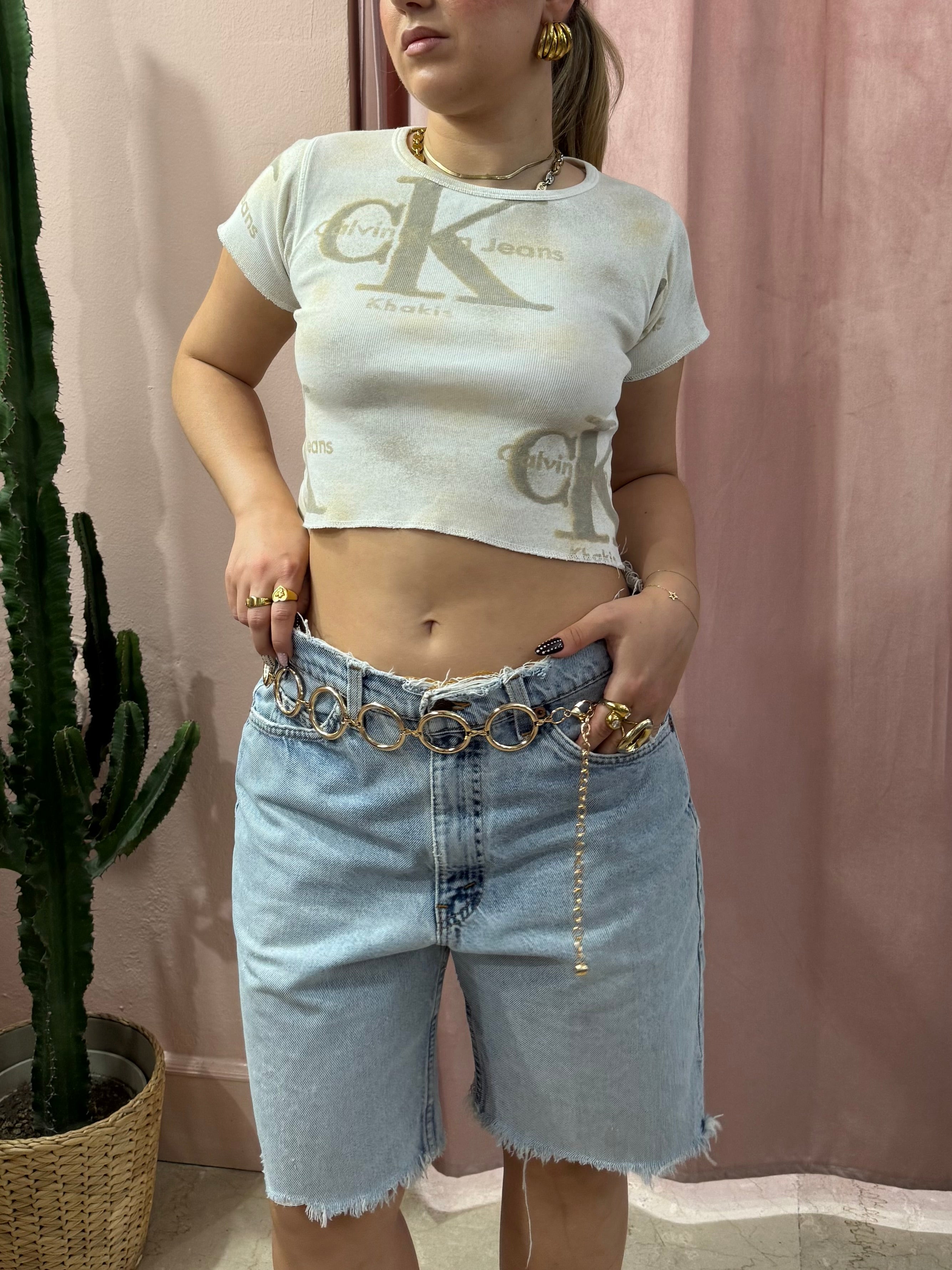 Bermuda Levis vintage chiaro