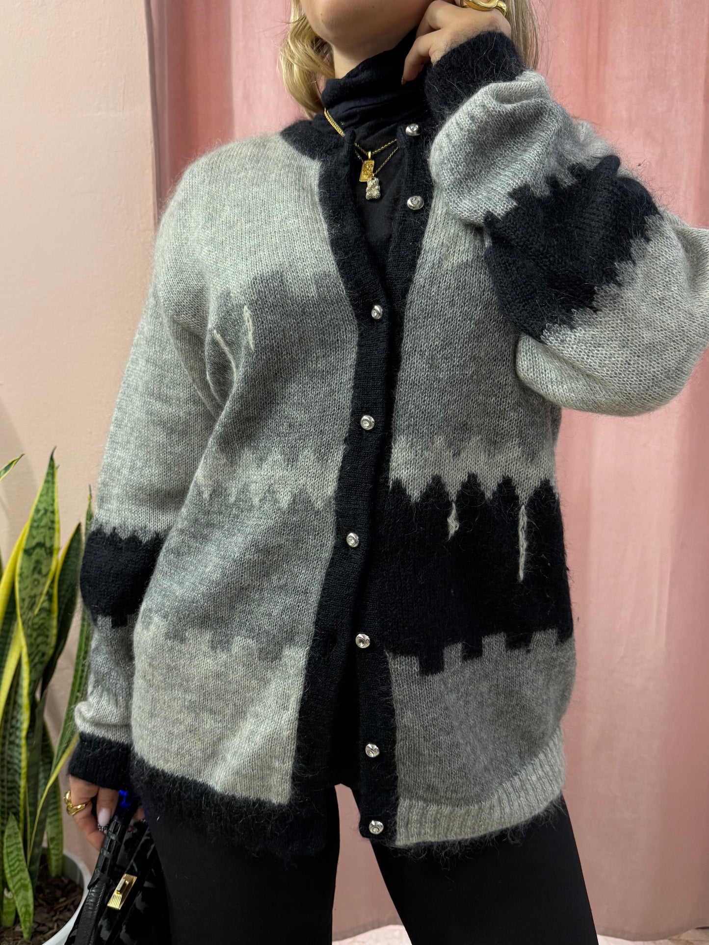 Maglione in kid mohair