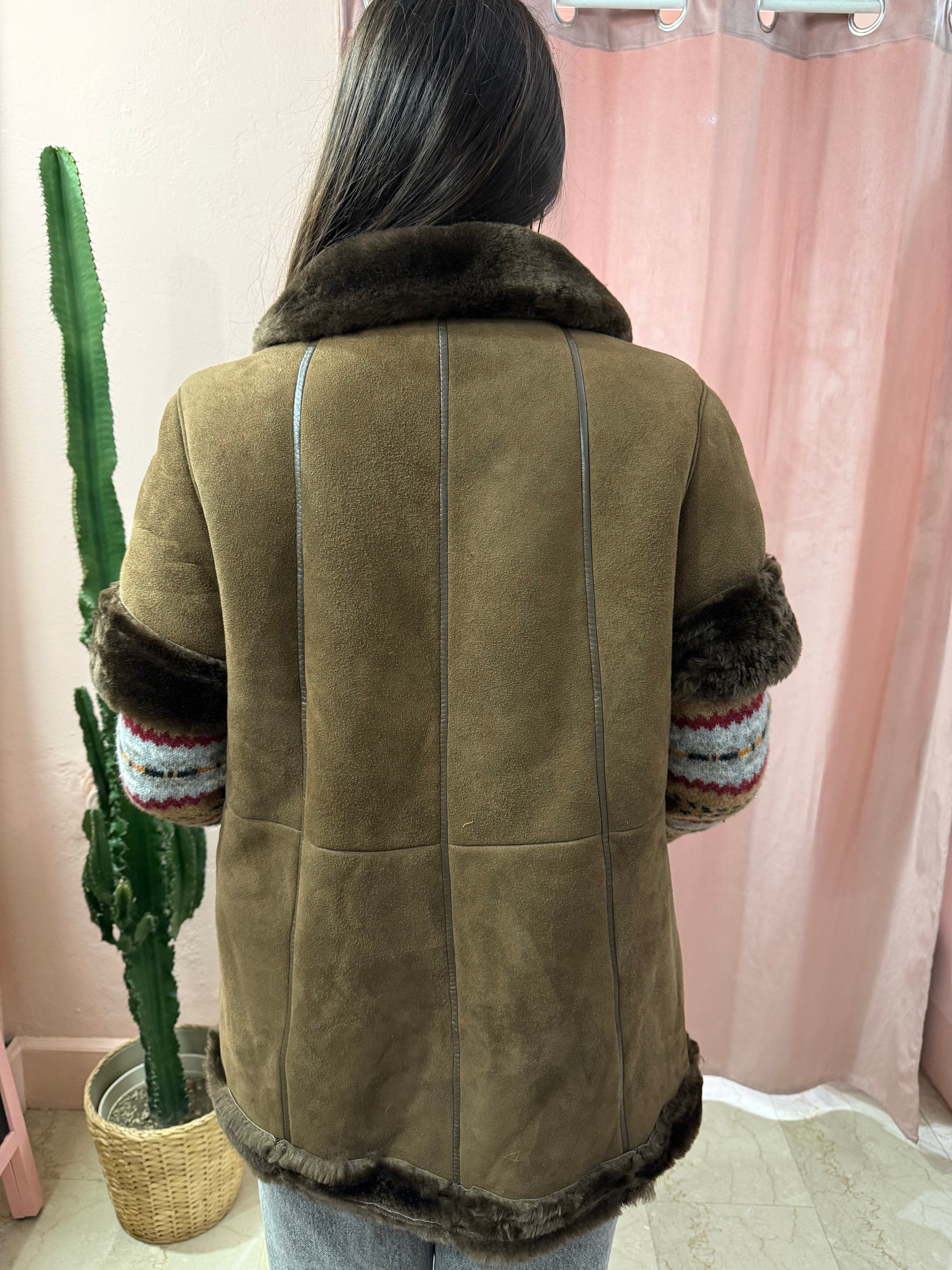 Montone Shearling cioccolato