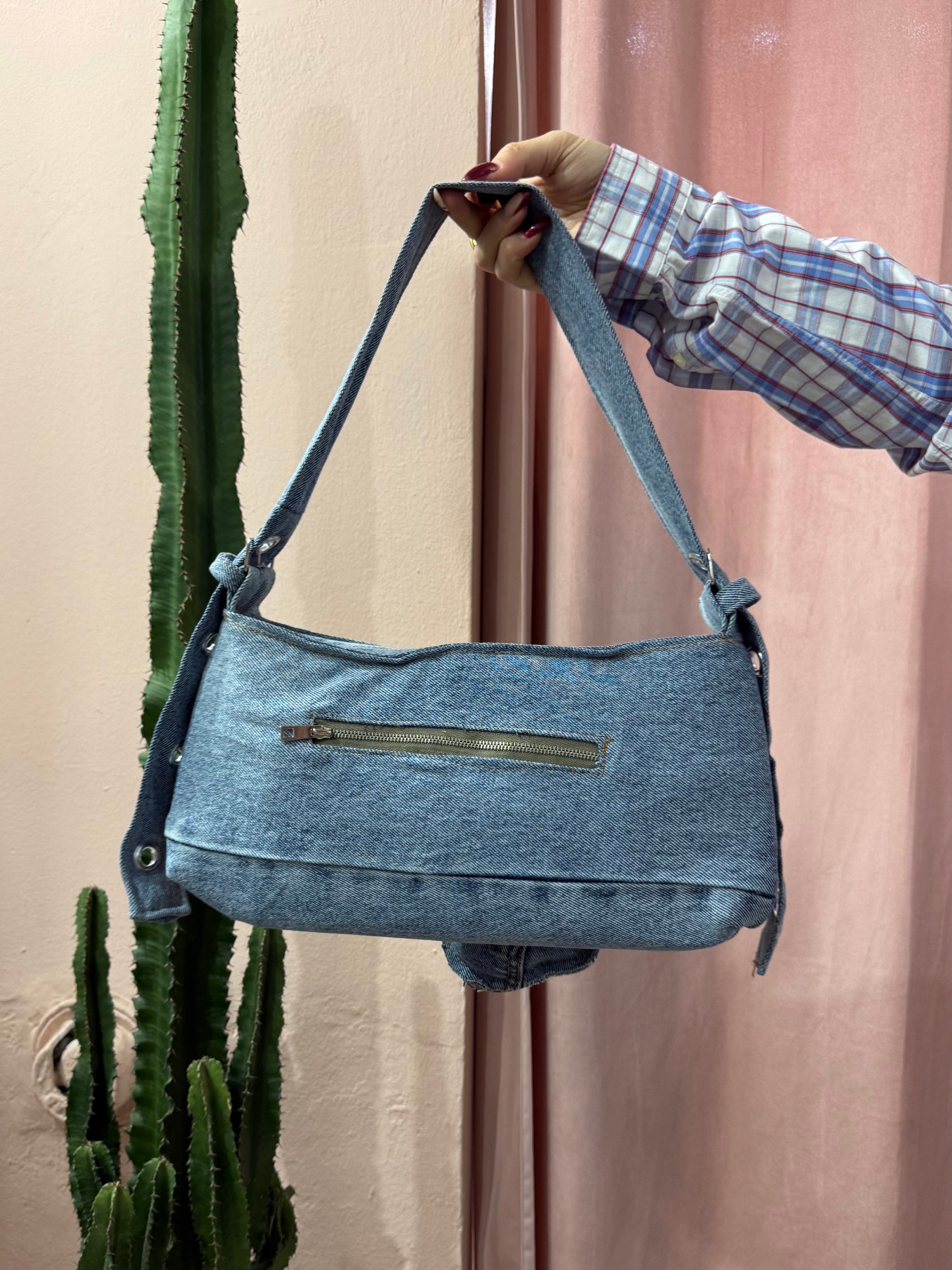 Borsa baguette Levis upcycling