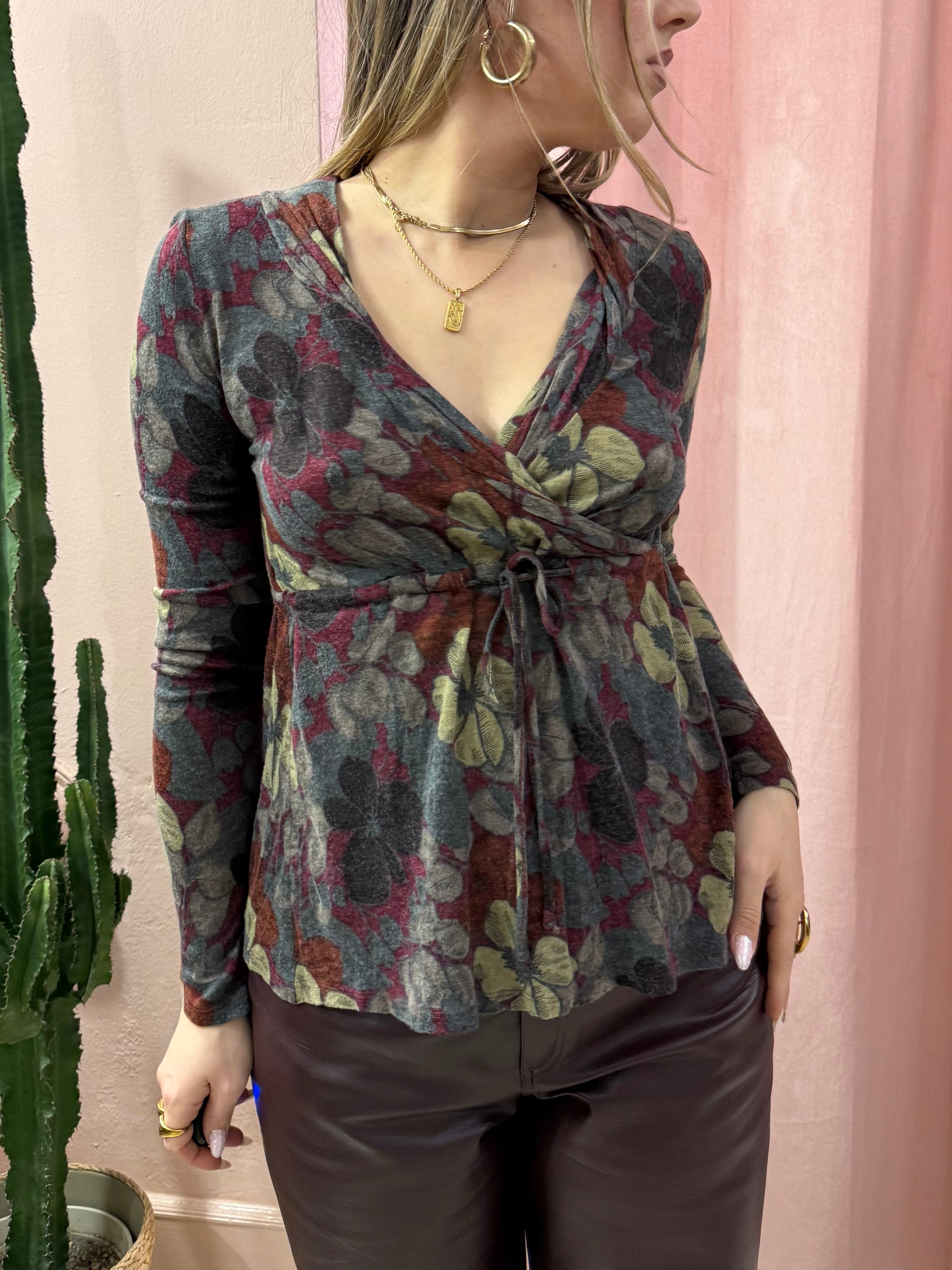 Top Max&co fantasia a fiori