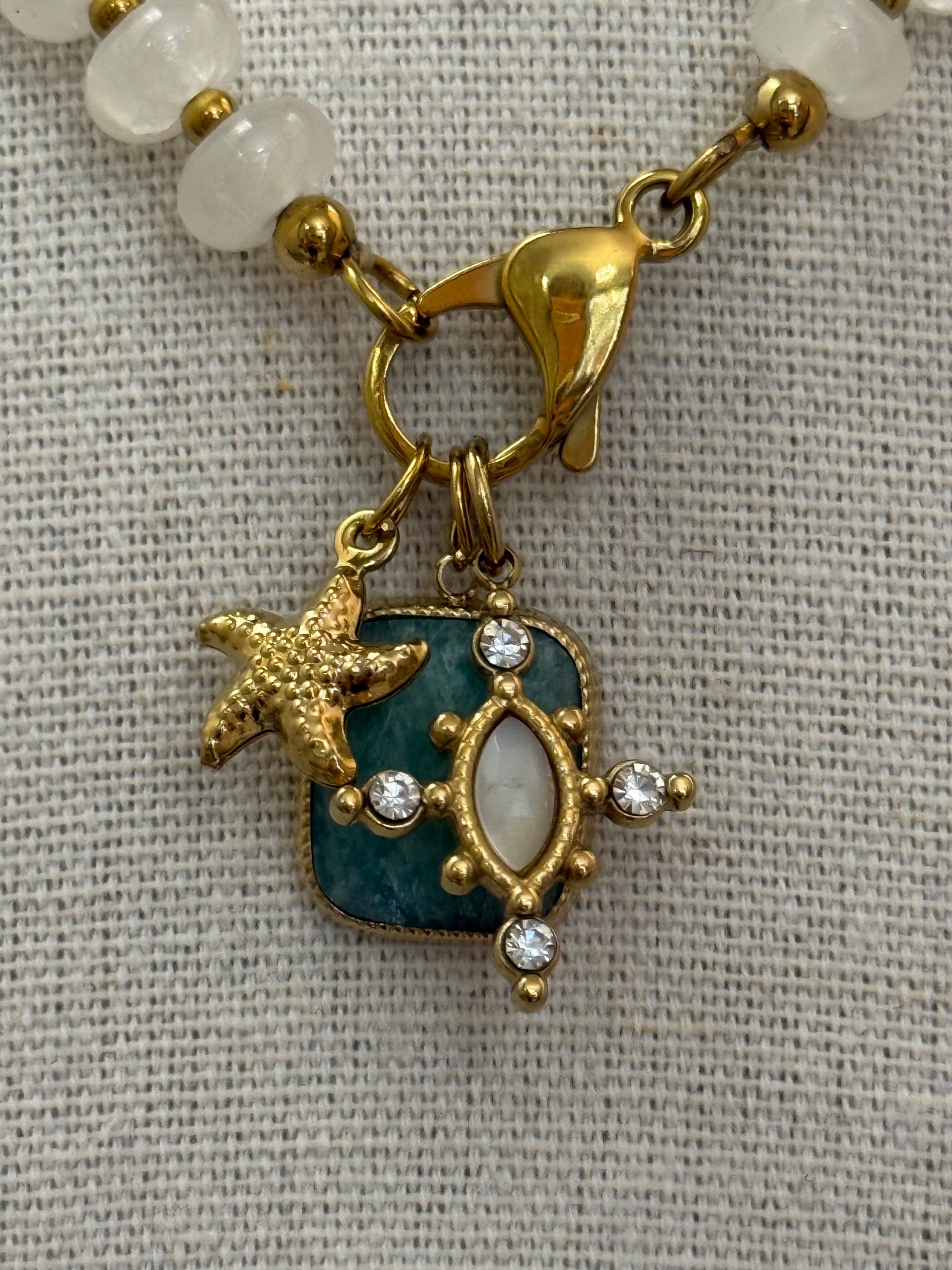 Collana perle multi charm| più colori