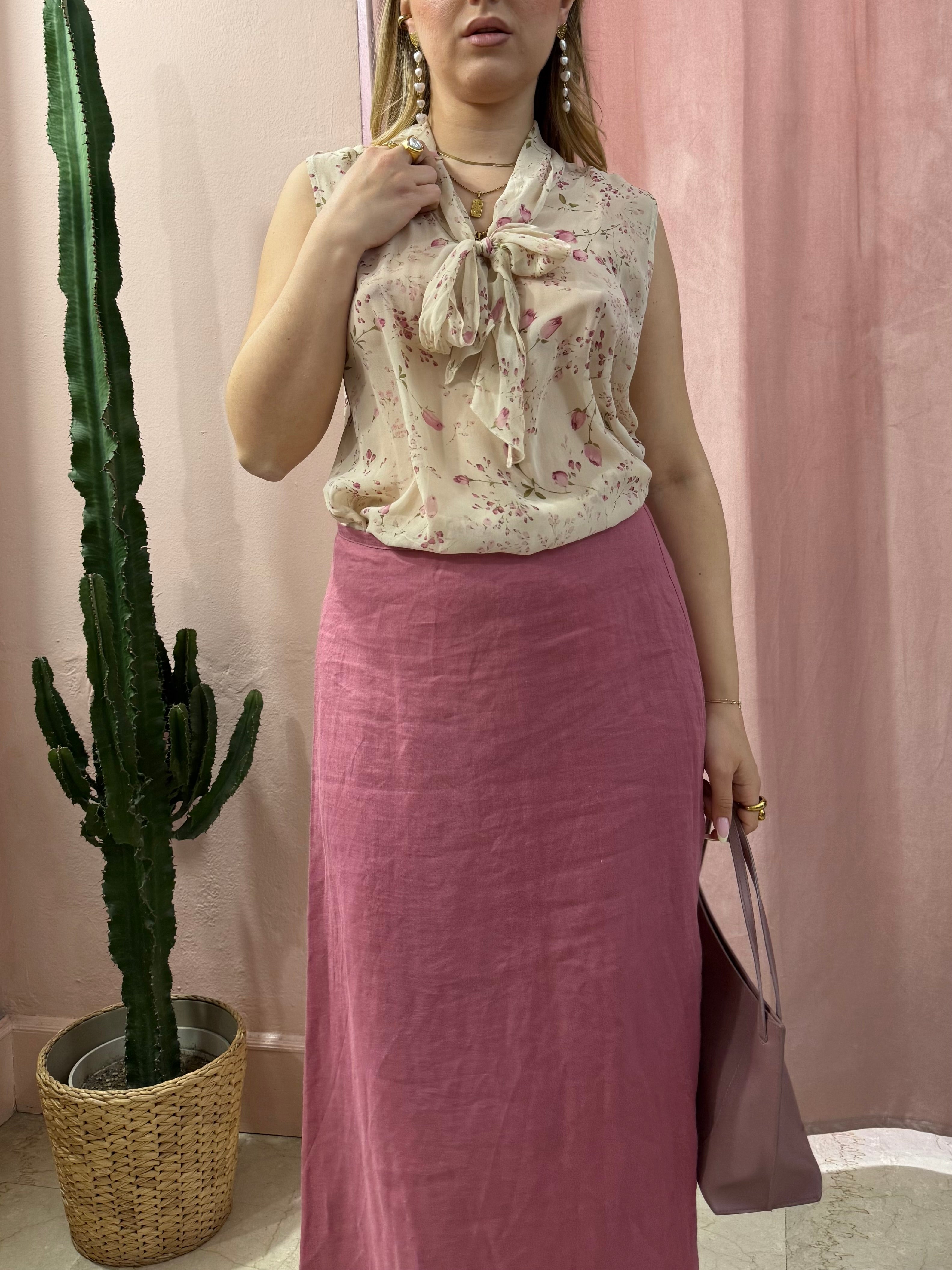 Top Max Mara in pura seta
