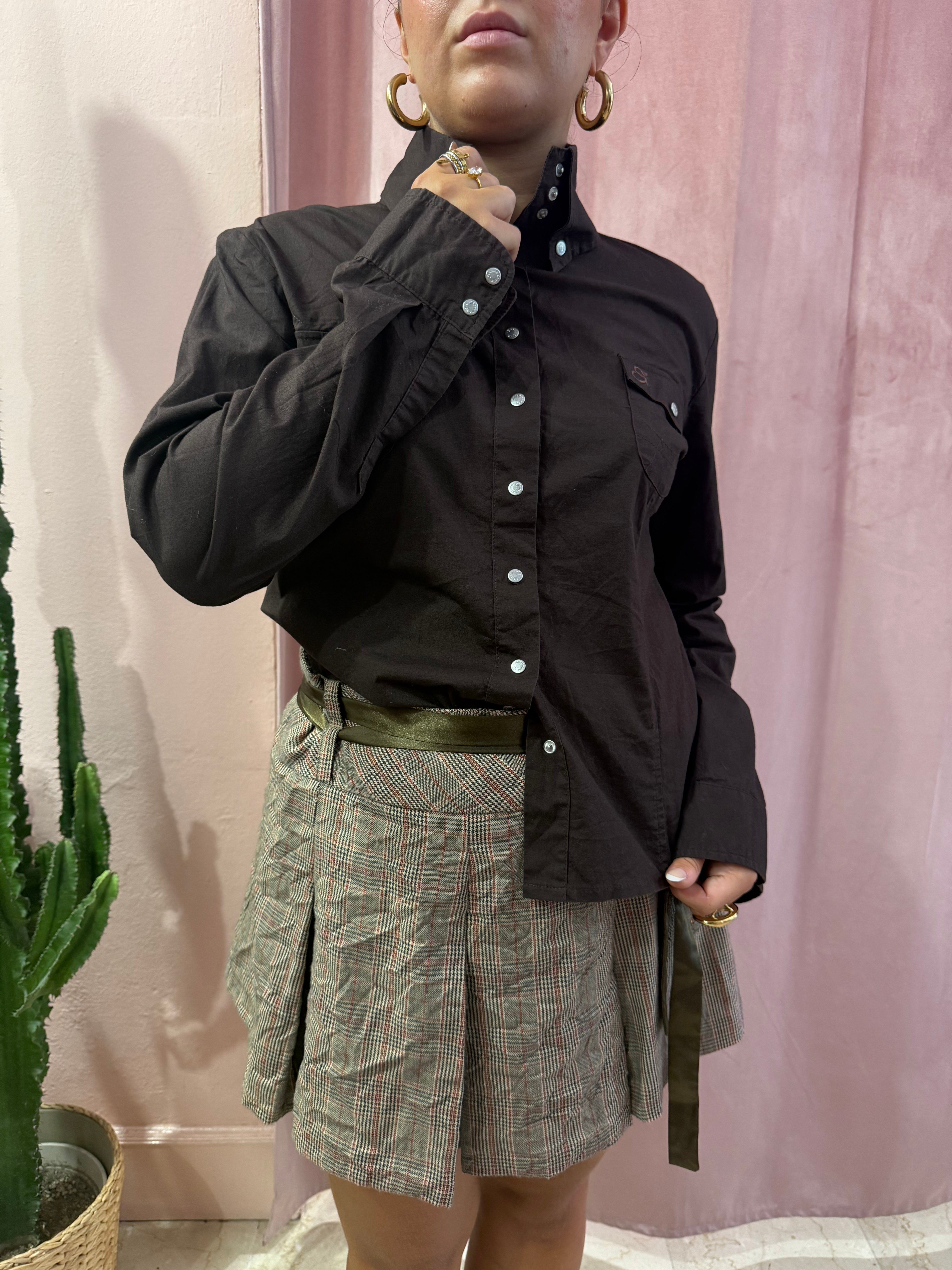 Camicia 00s cioccolato