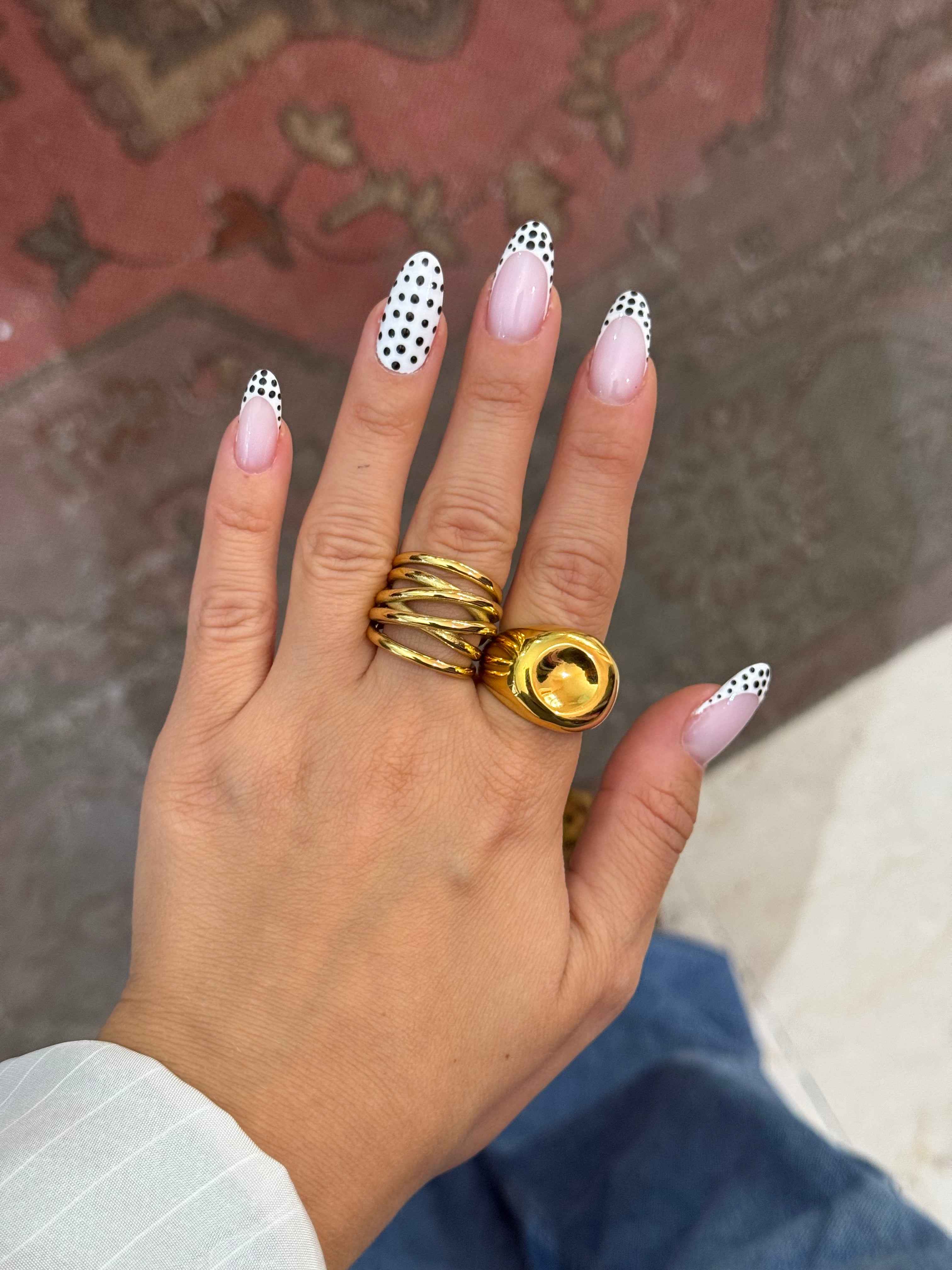 Anello “Intreccio” gold/silver