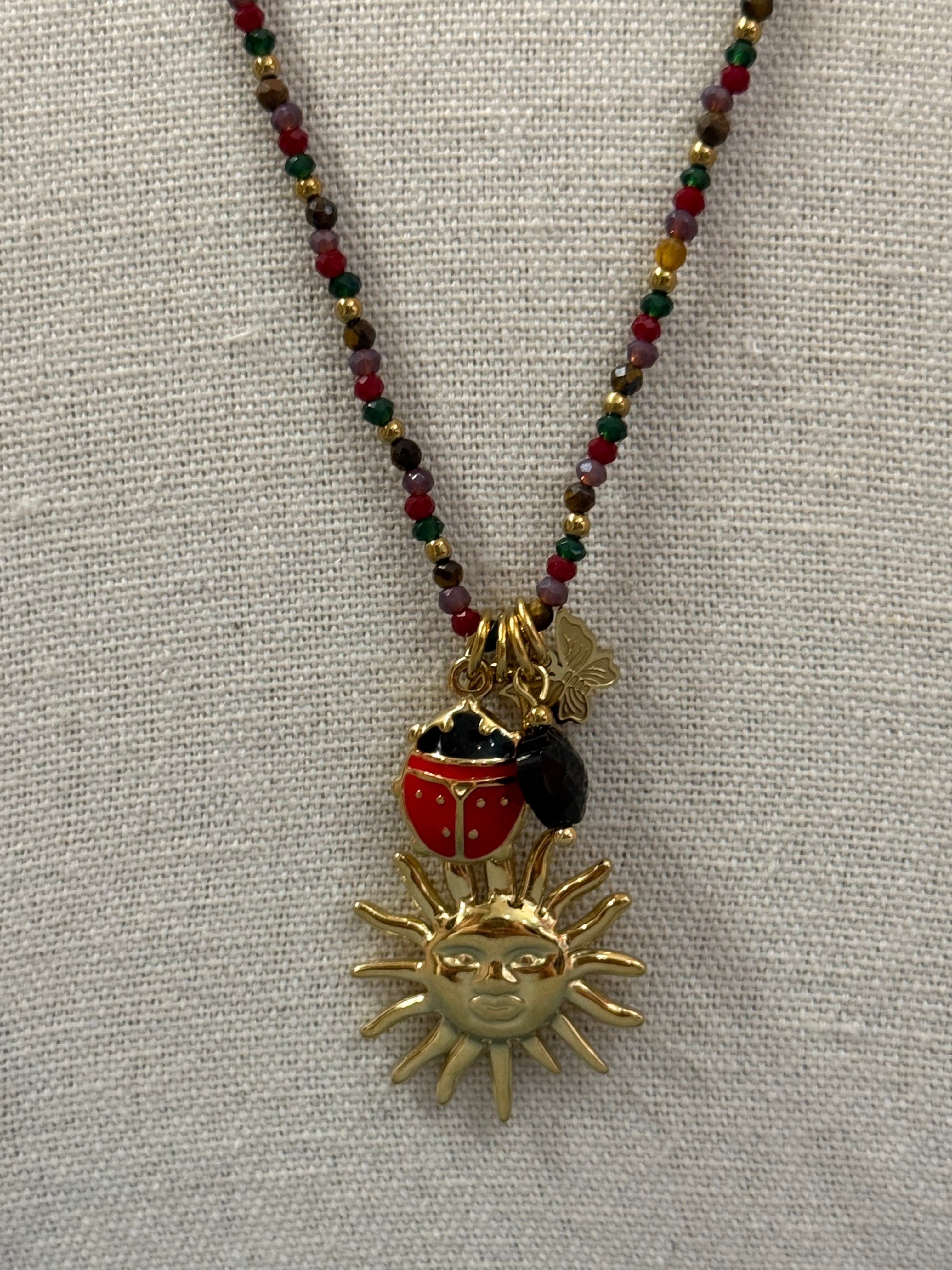 Collana con Sole portafortuna
