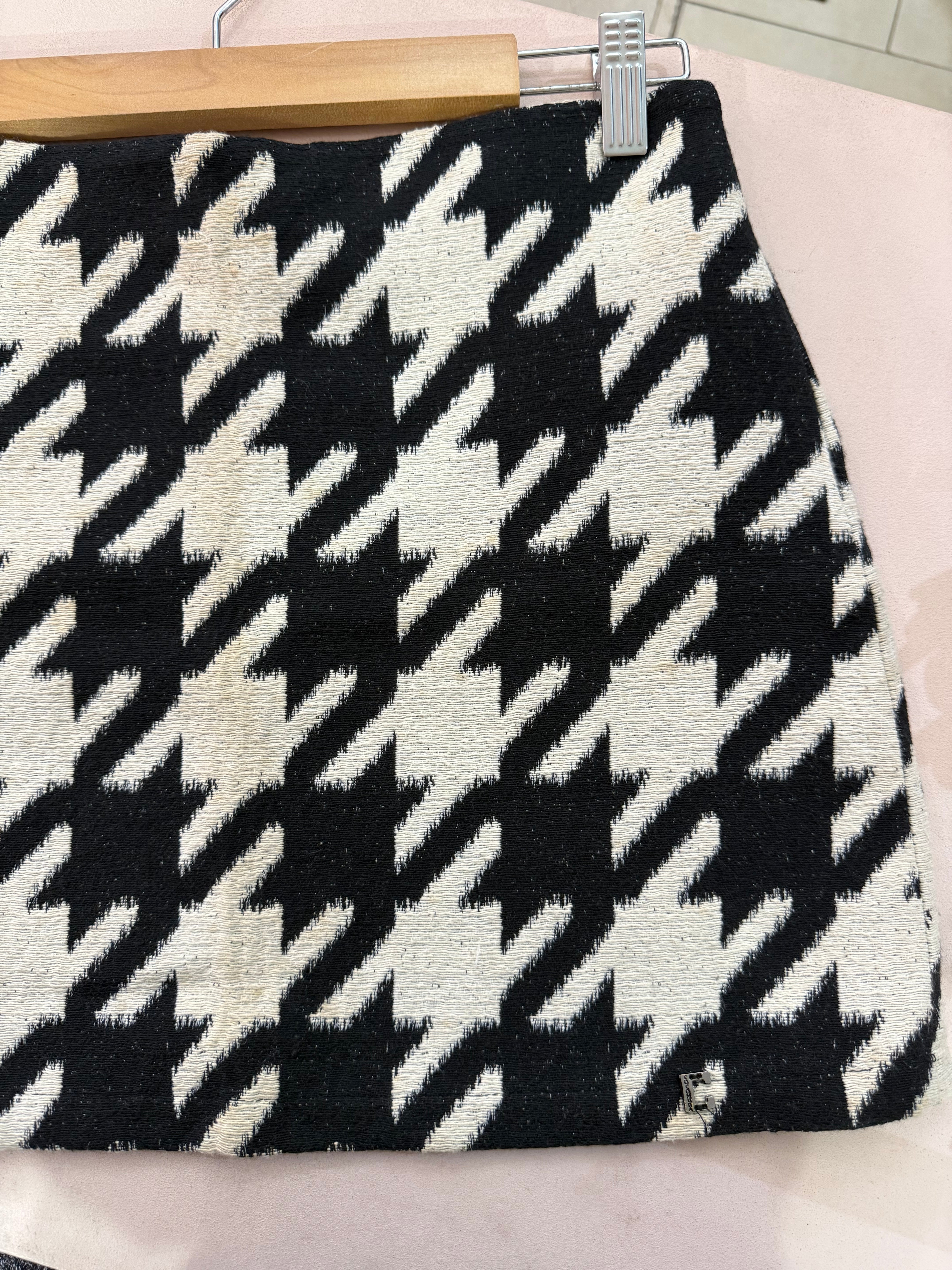 Minigonna pied de poule anni 2000