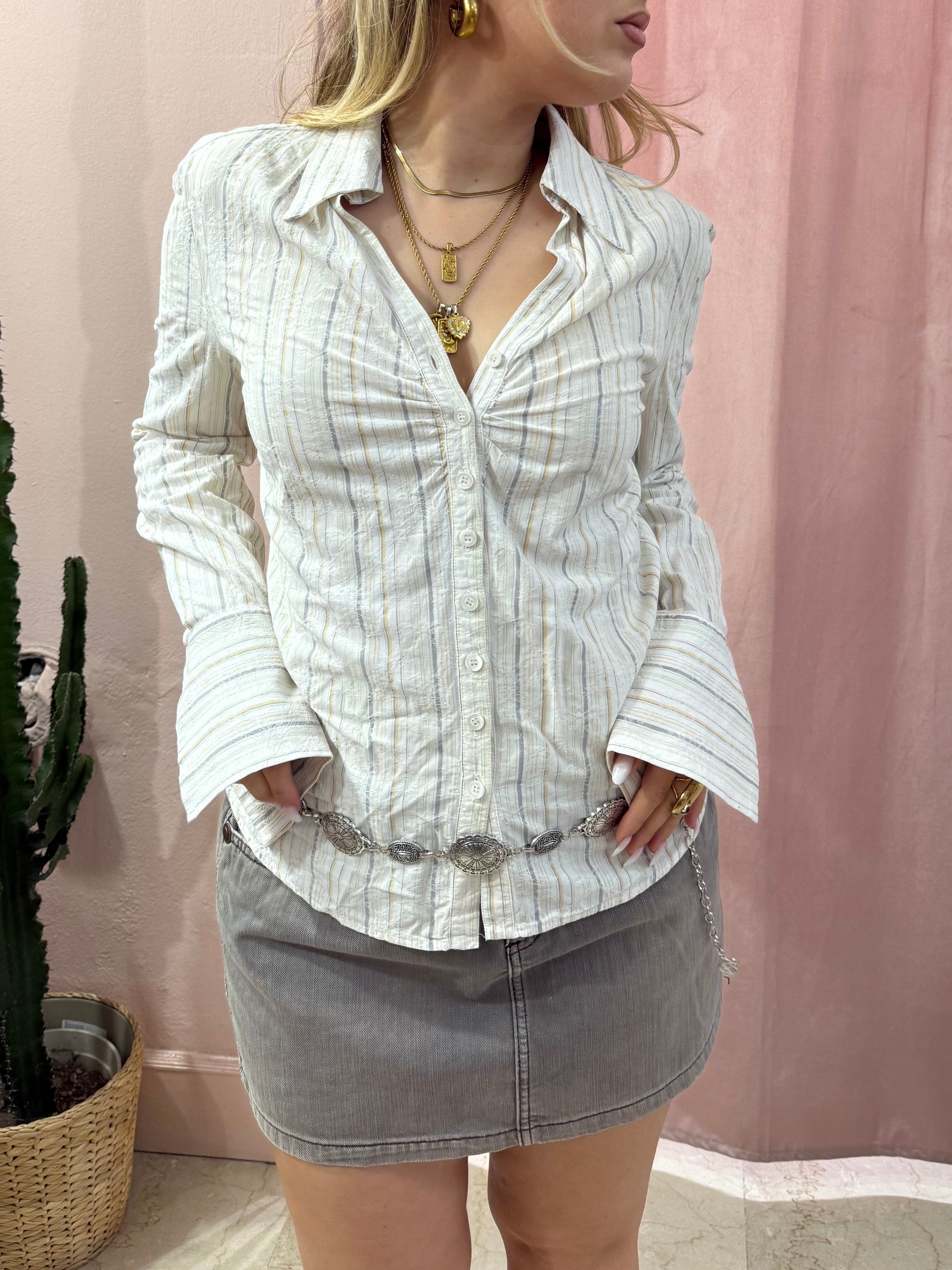 Camicia Marella a righe pastello