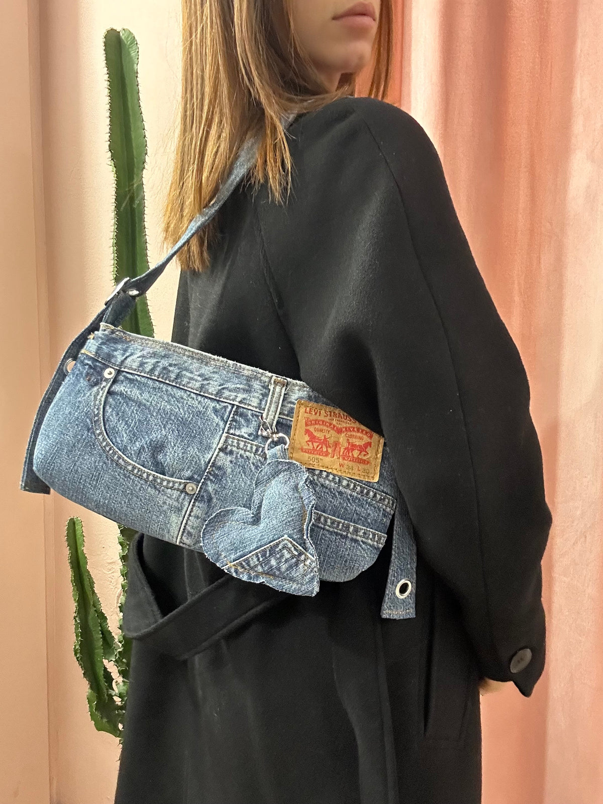 borse levis baguette upcycling denim