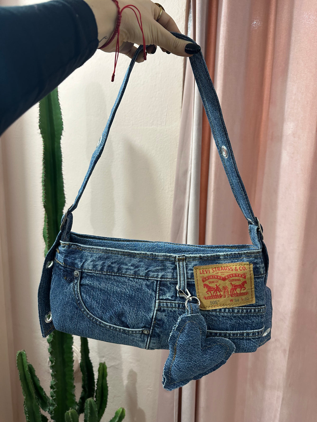 borse levis baguette upcycling denim