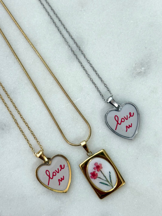 Collana “Love you” gold/silver