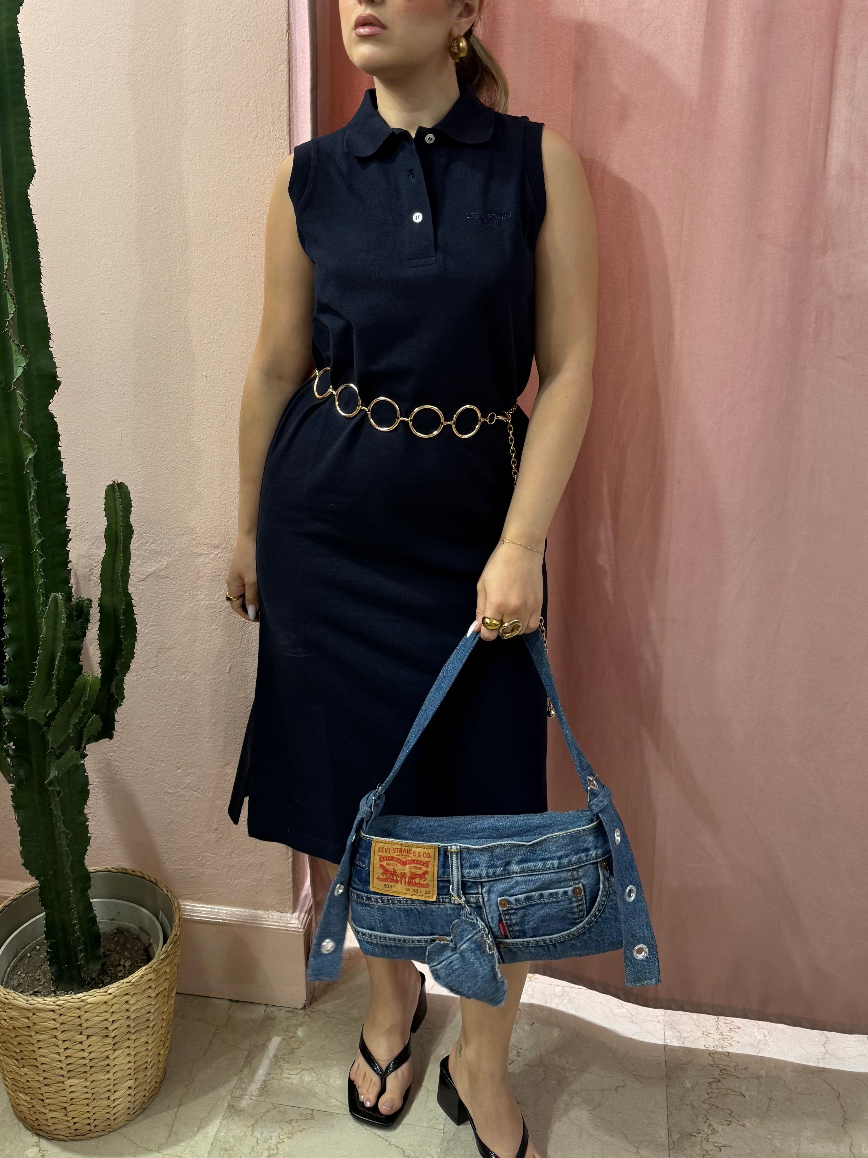 Vestito lungo Les Copains beach blu