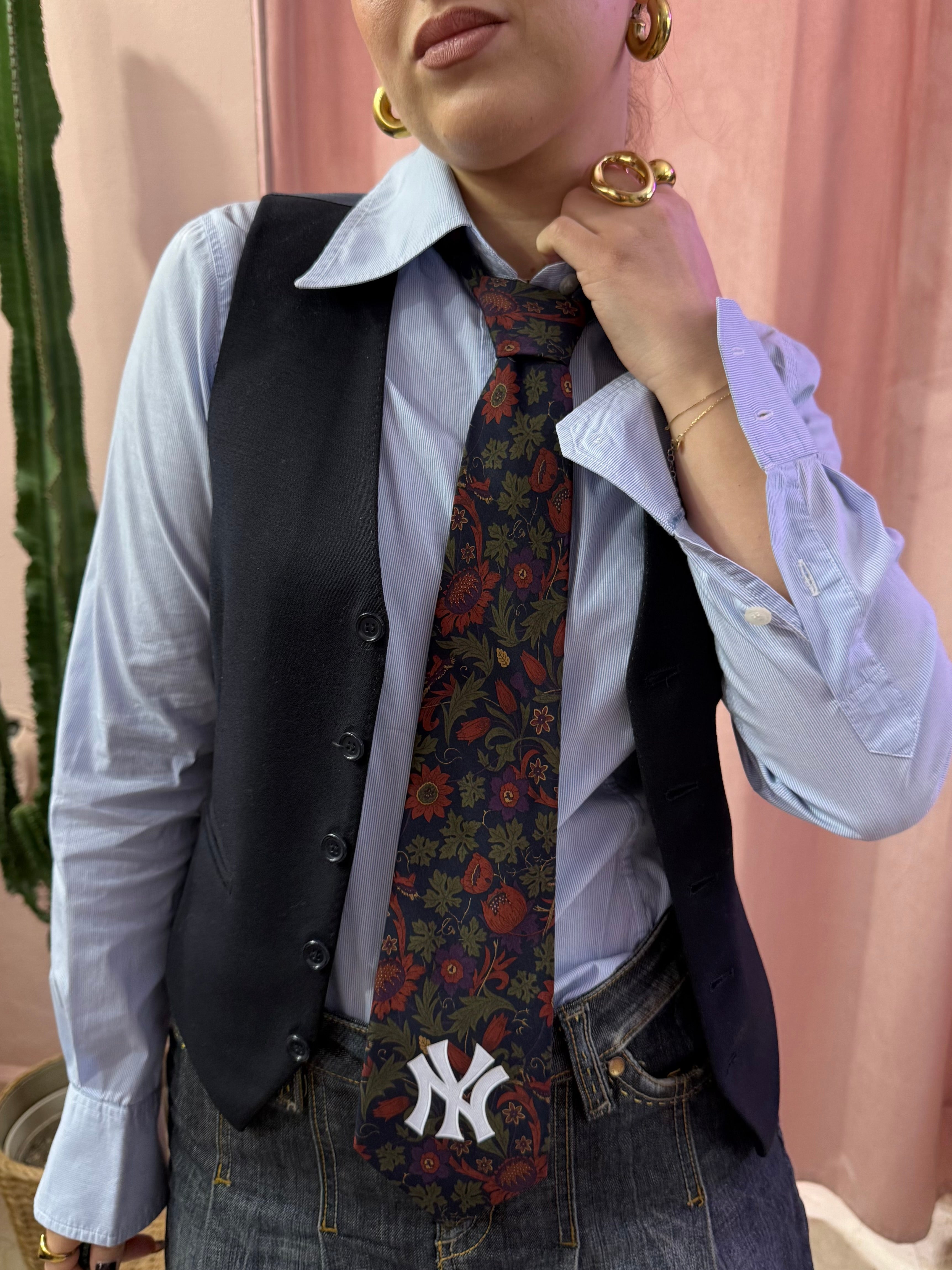 Gilet sartoriale blu notte
