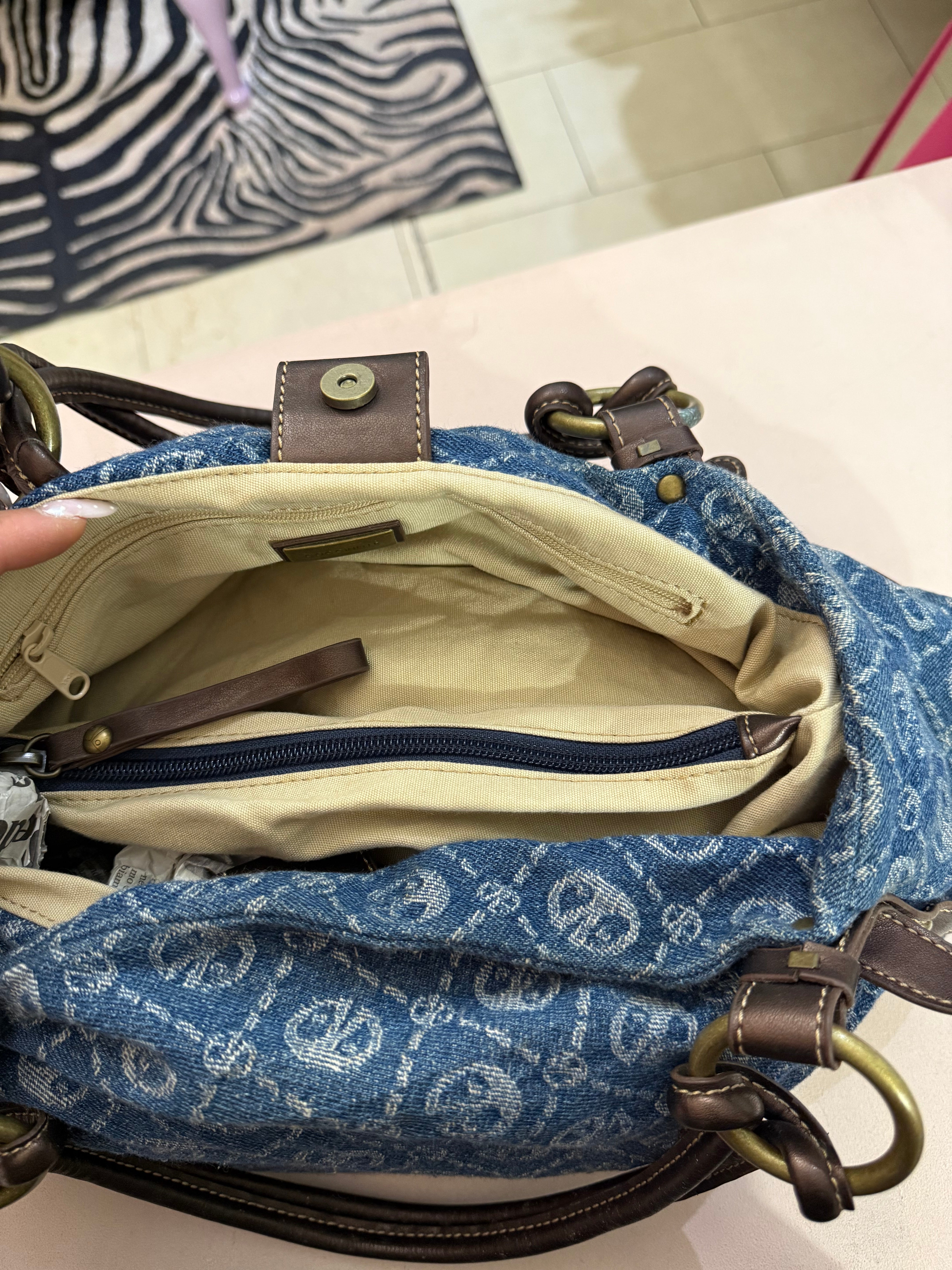 Borsa Coccinelle in denim anni 2000