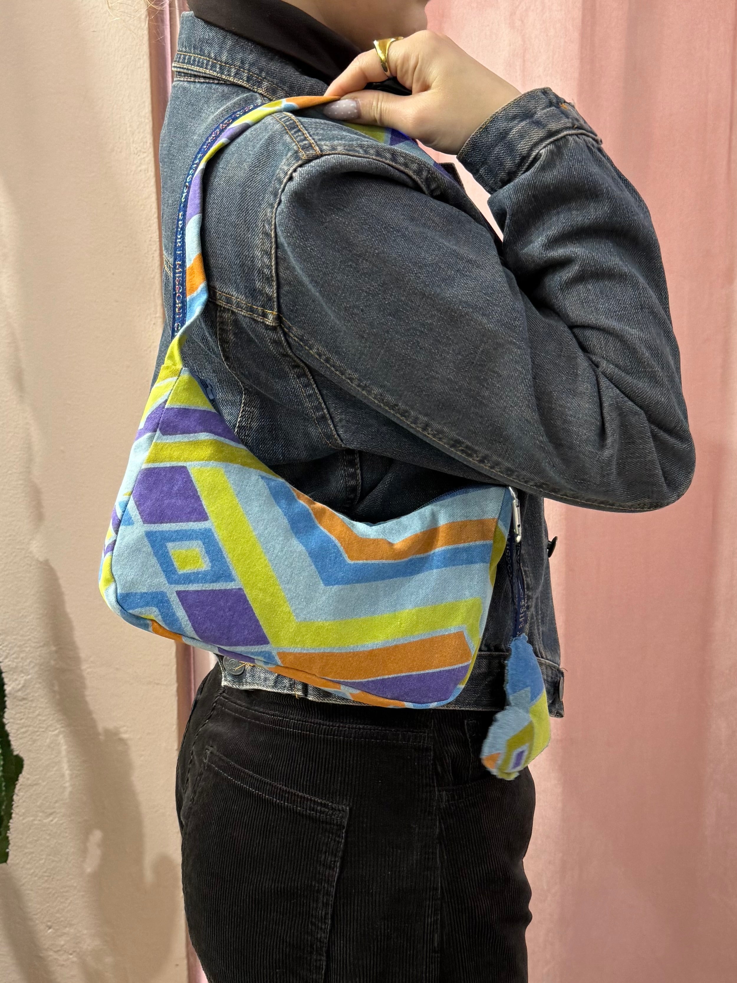 Borsa Missoni upcycling con charm