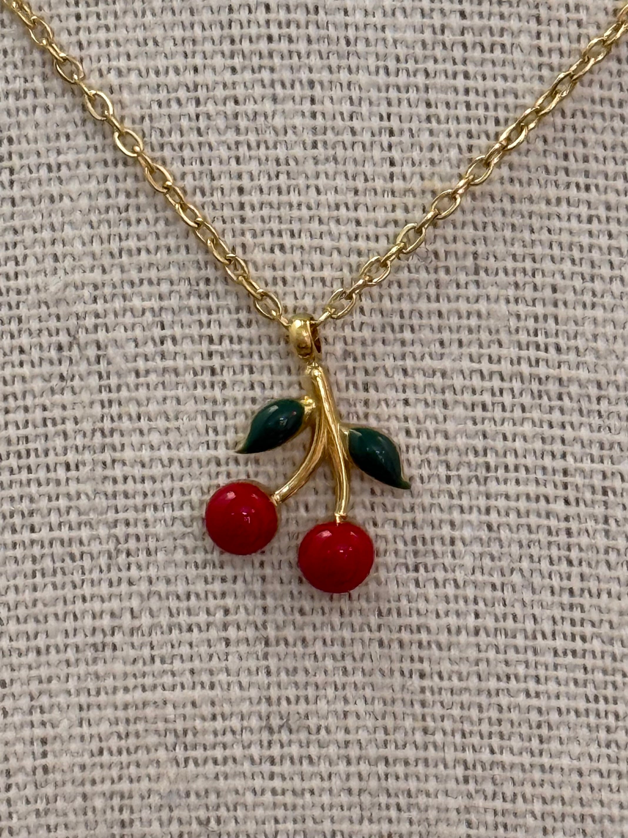 Collana “Cherry” gold/ silver