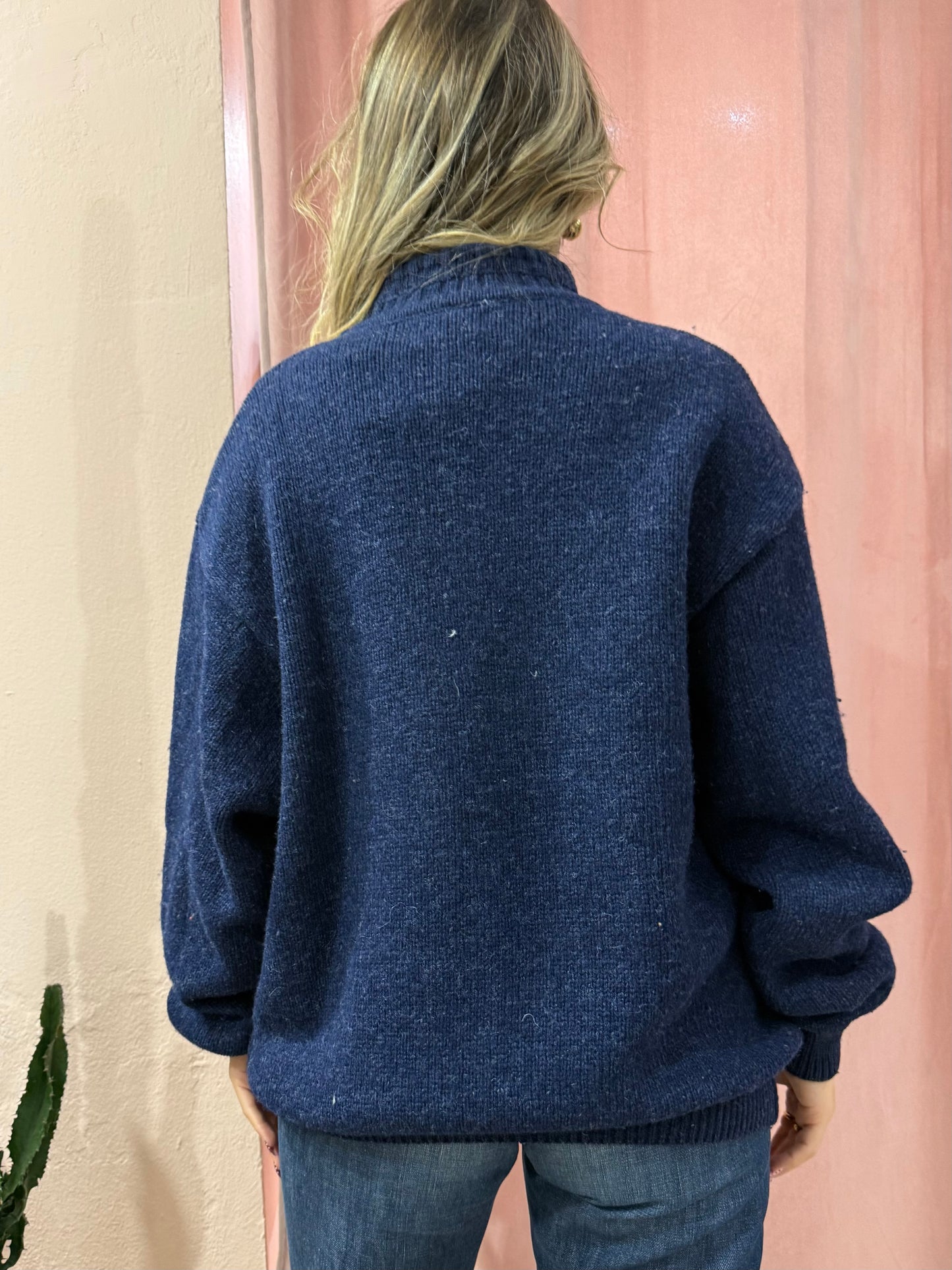 Maglione lungo in fantasia