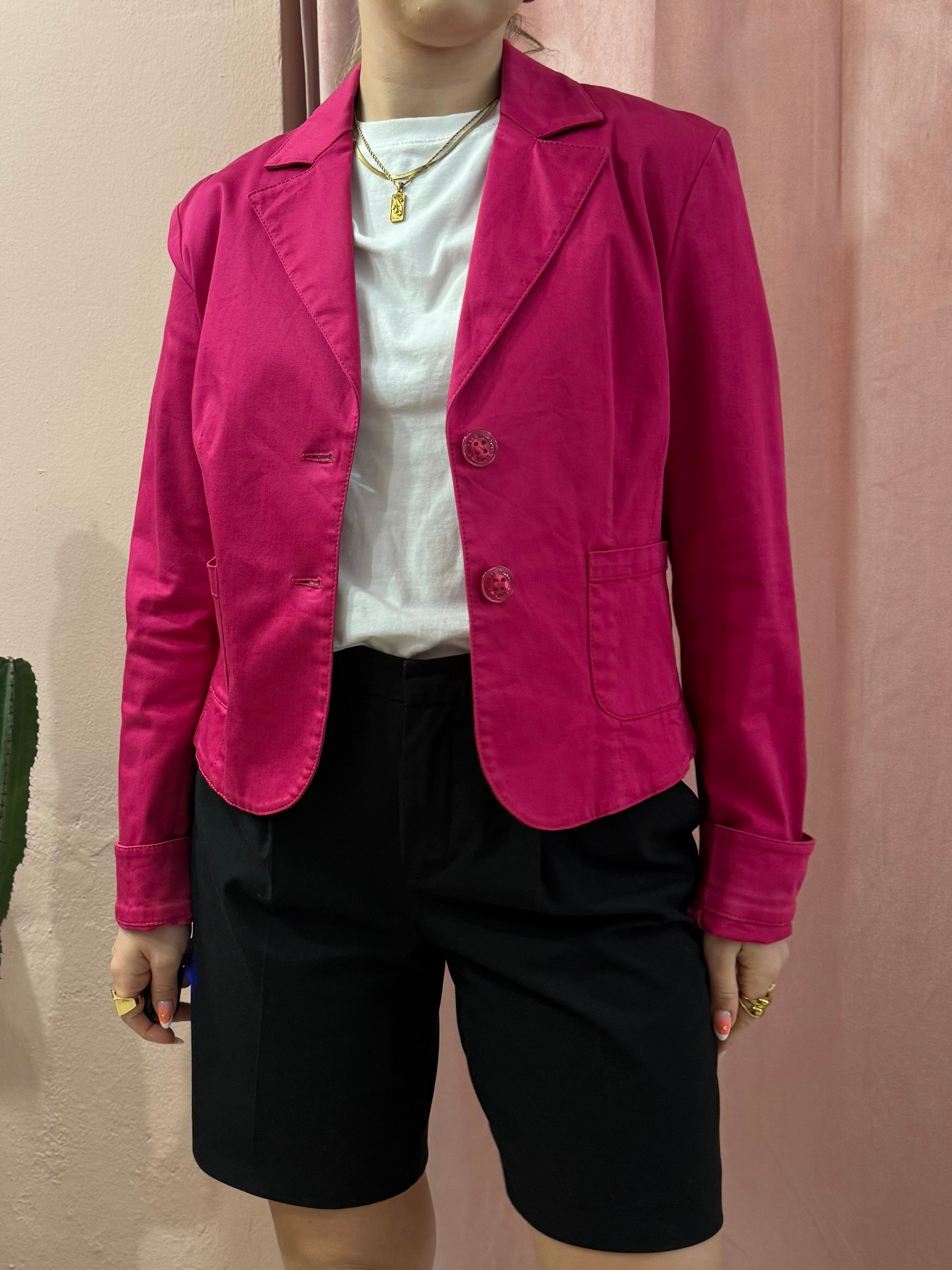 Blazer Versace jeans Couture fucsia
