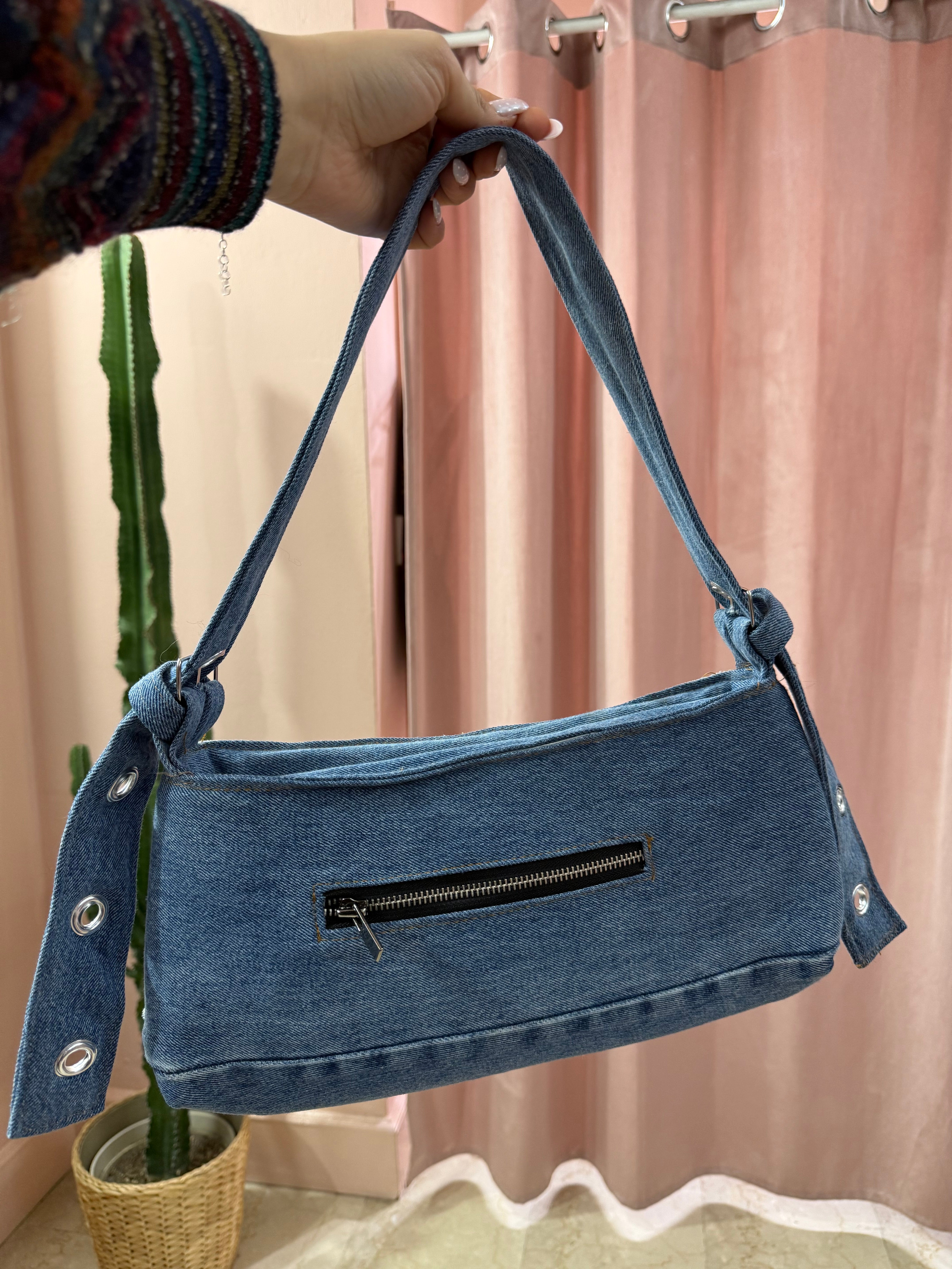 Borsa baguette Levis upcycling