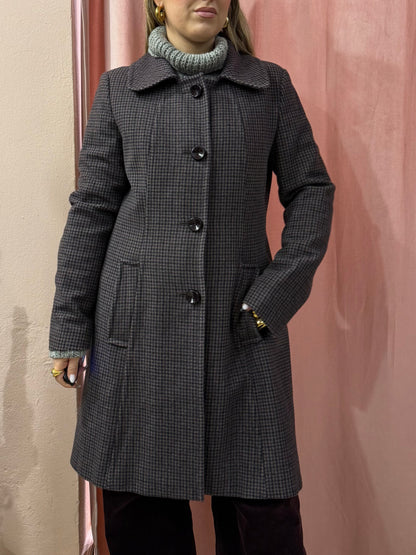 Cappotto Intrend pied de poule in lana