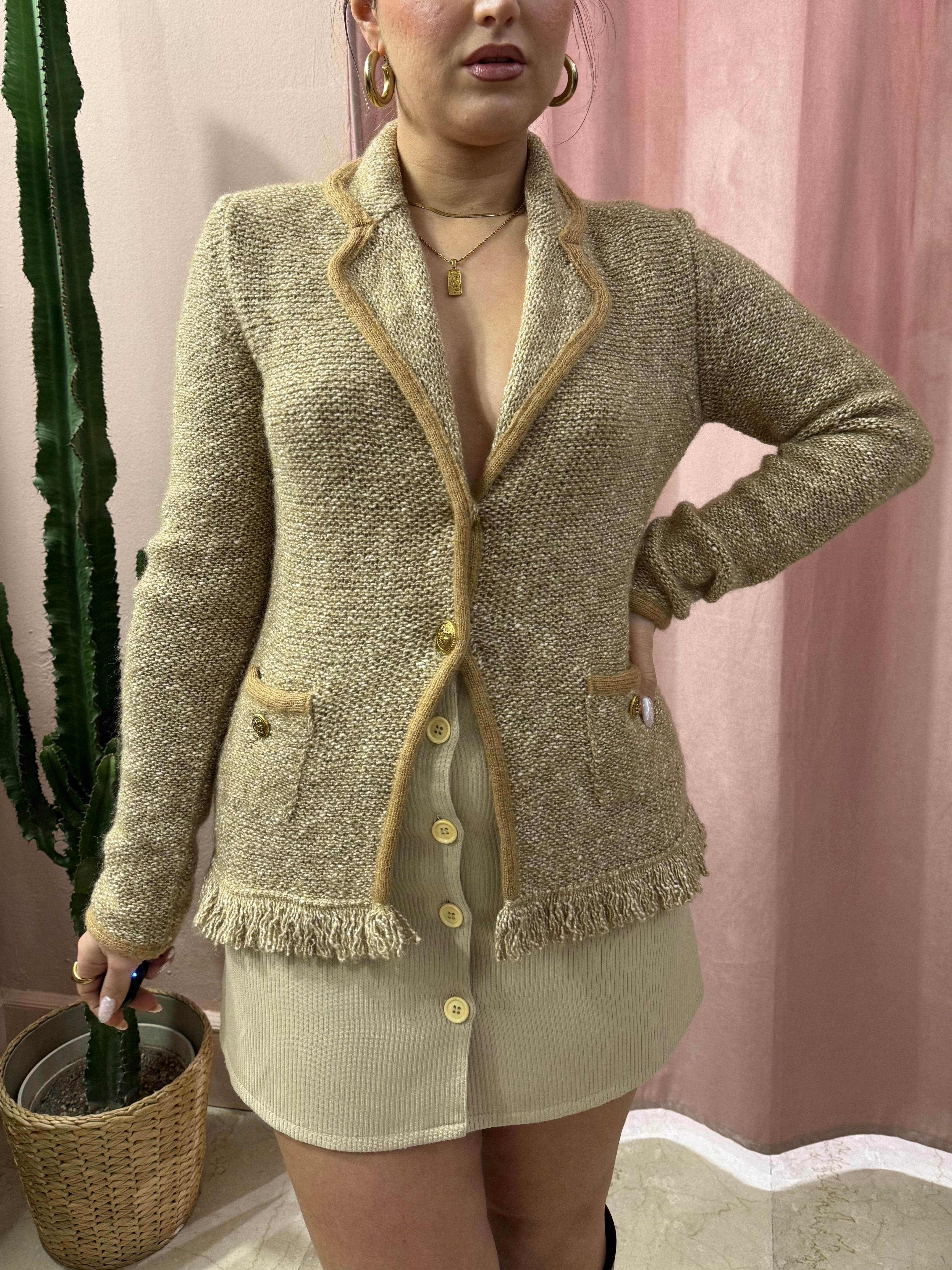 Blazer Intrend in cotone misto lana