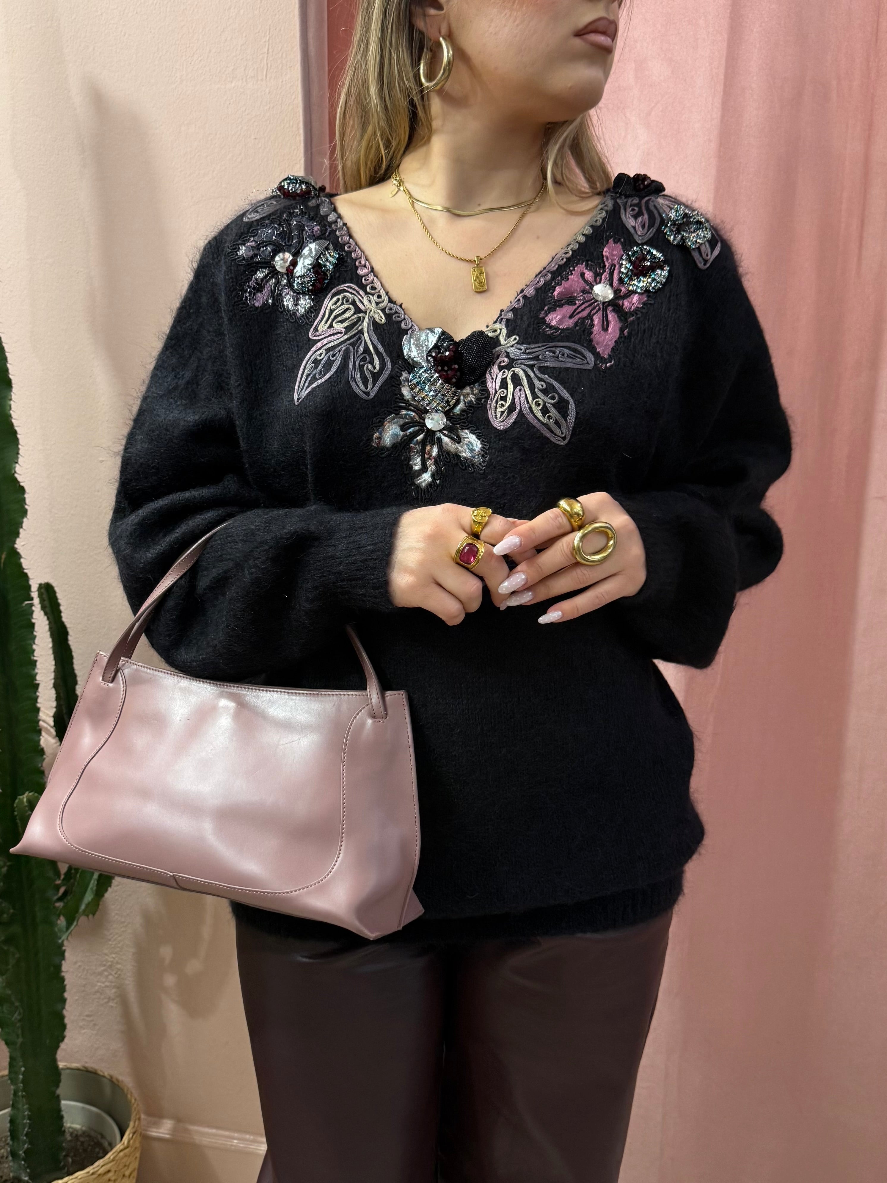 Borsa Furla in pelle rosa antico