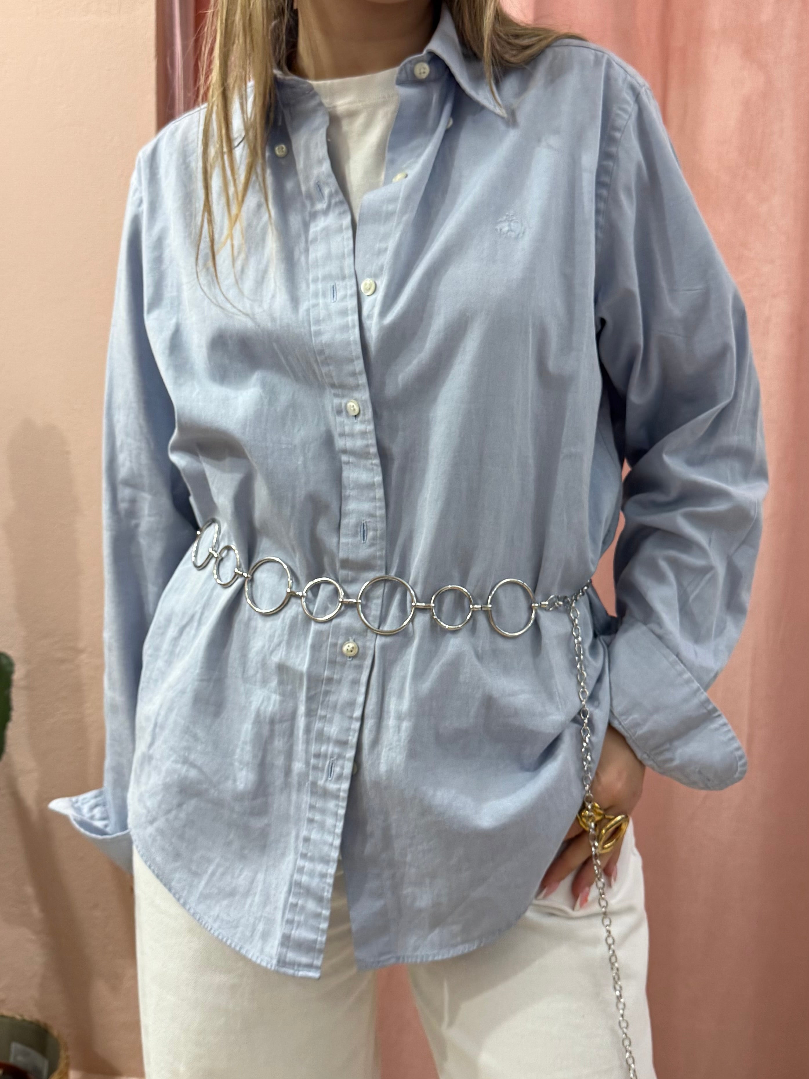 Cintura ad anelli y2k gold/ silver