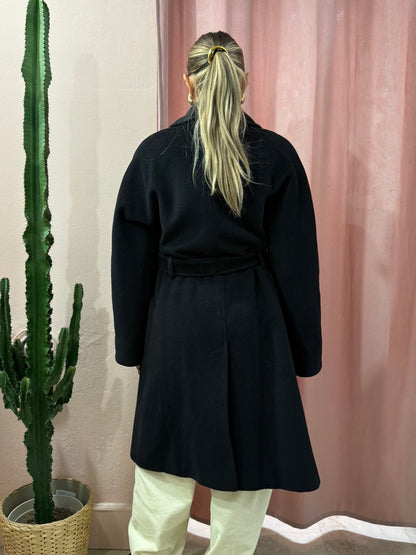 cappotto Max Mara nero lana e cashmere