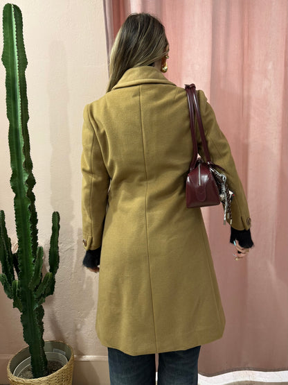 Cappotto cammello in lana