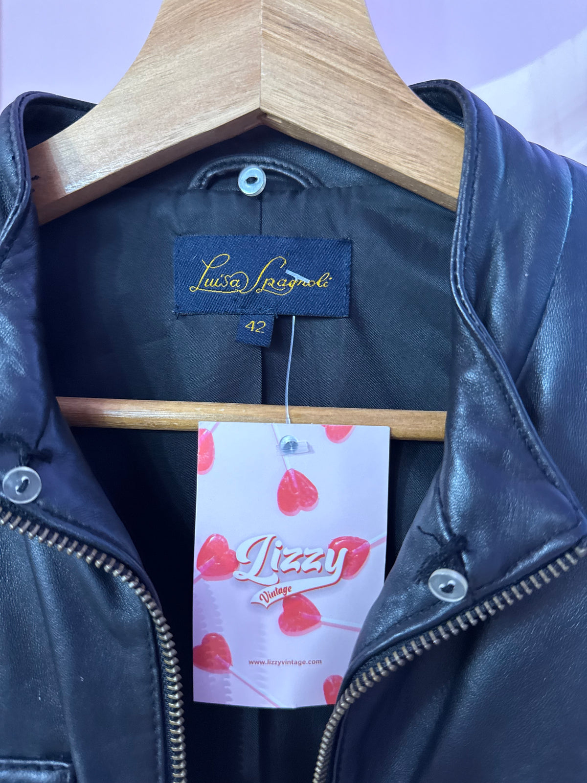 Giacca in vera pelle Luisa Spagnoli