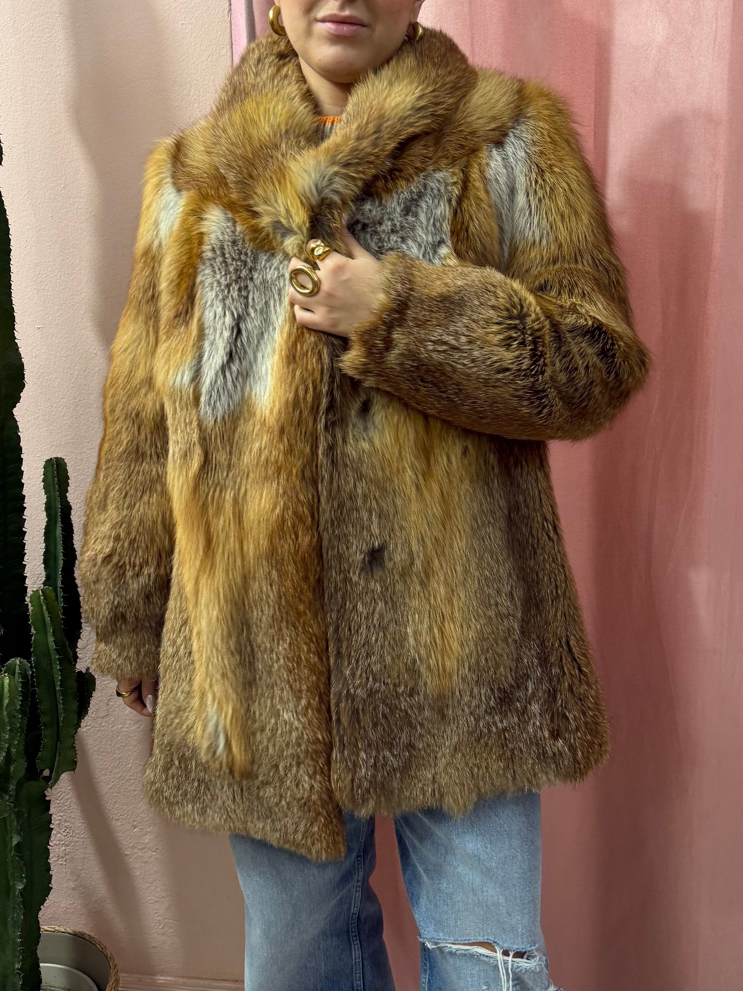 Pelliccia vintage in volpe